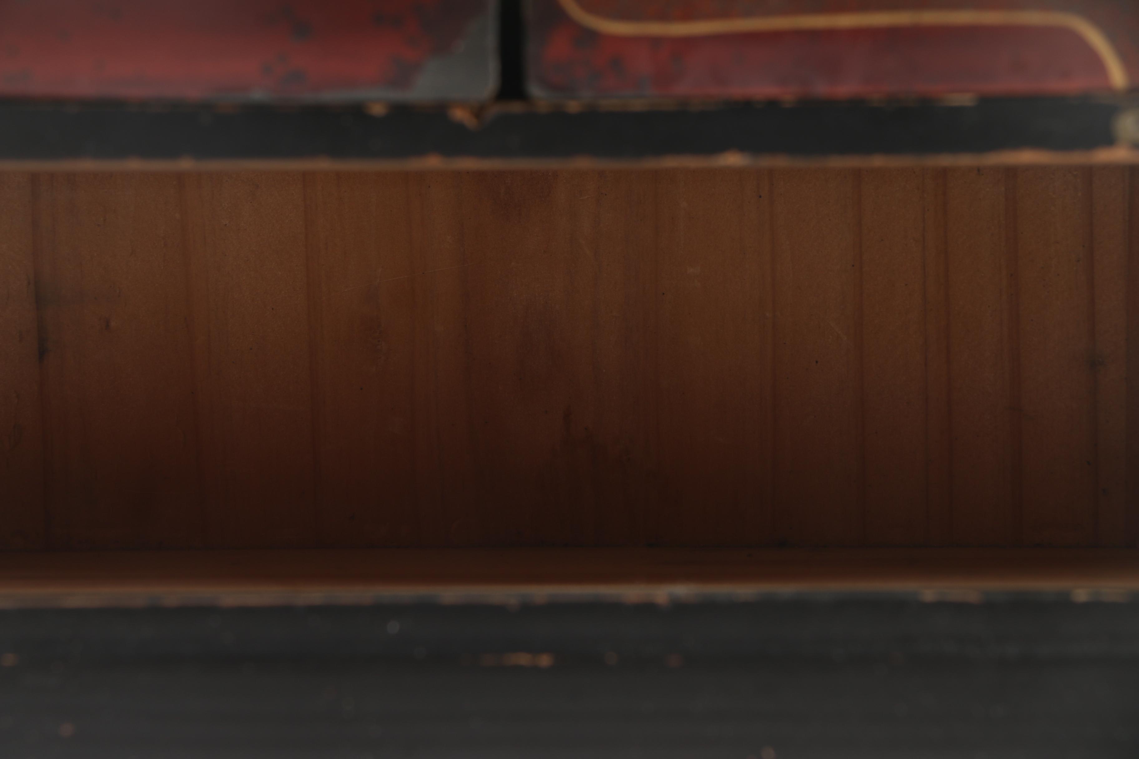 Vintage Korean Lacquered Jewelry Box