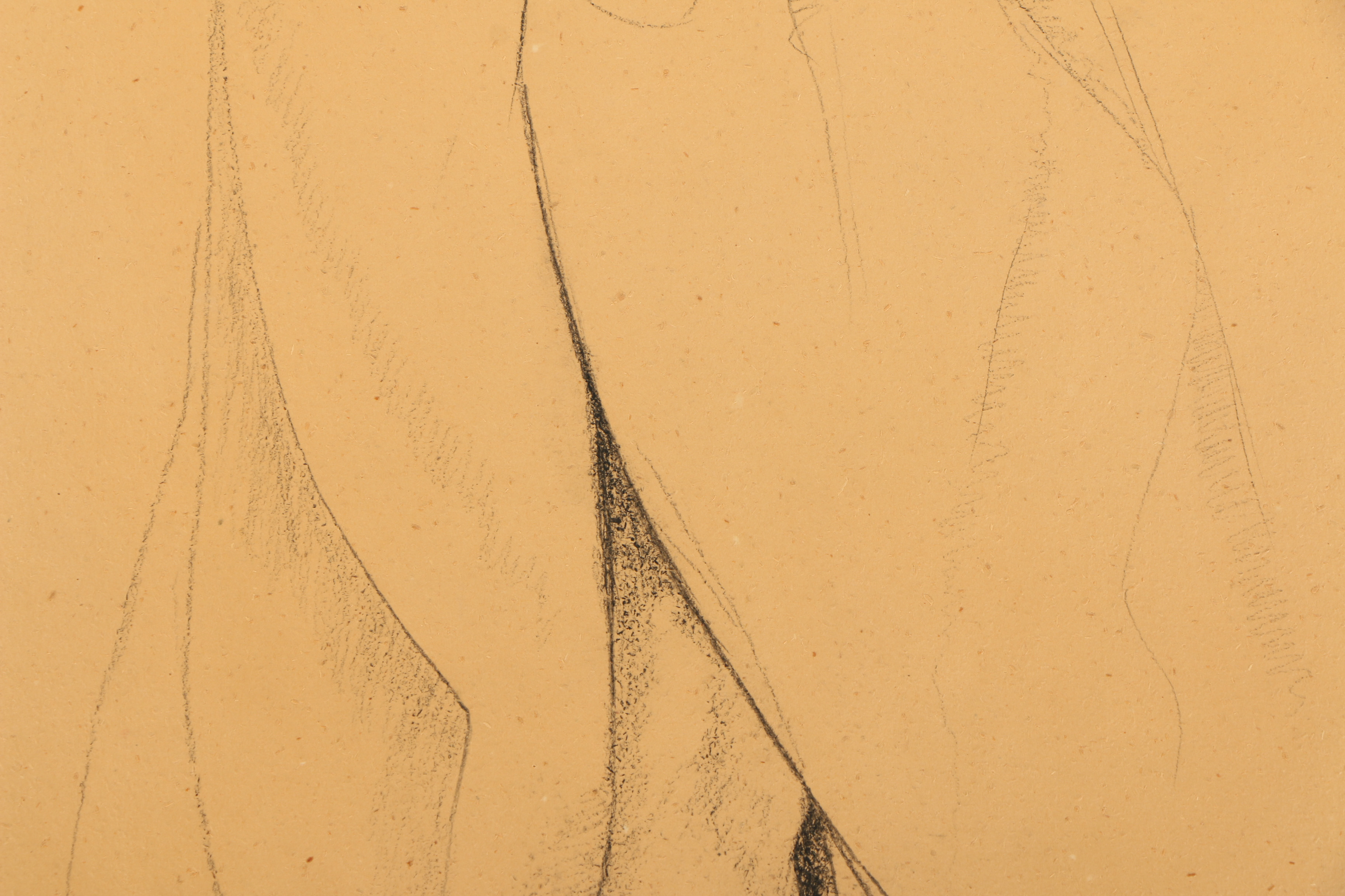 L. Leon Graphite Drawing of a Woman