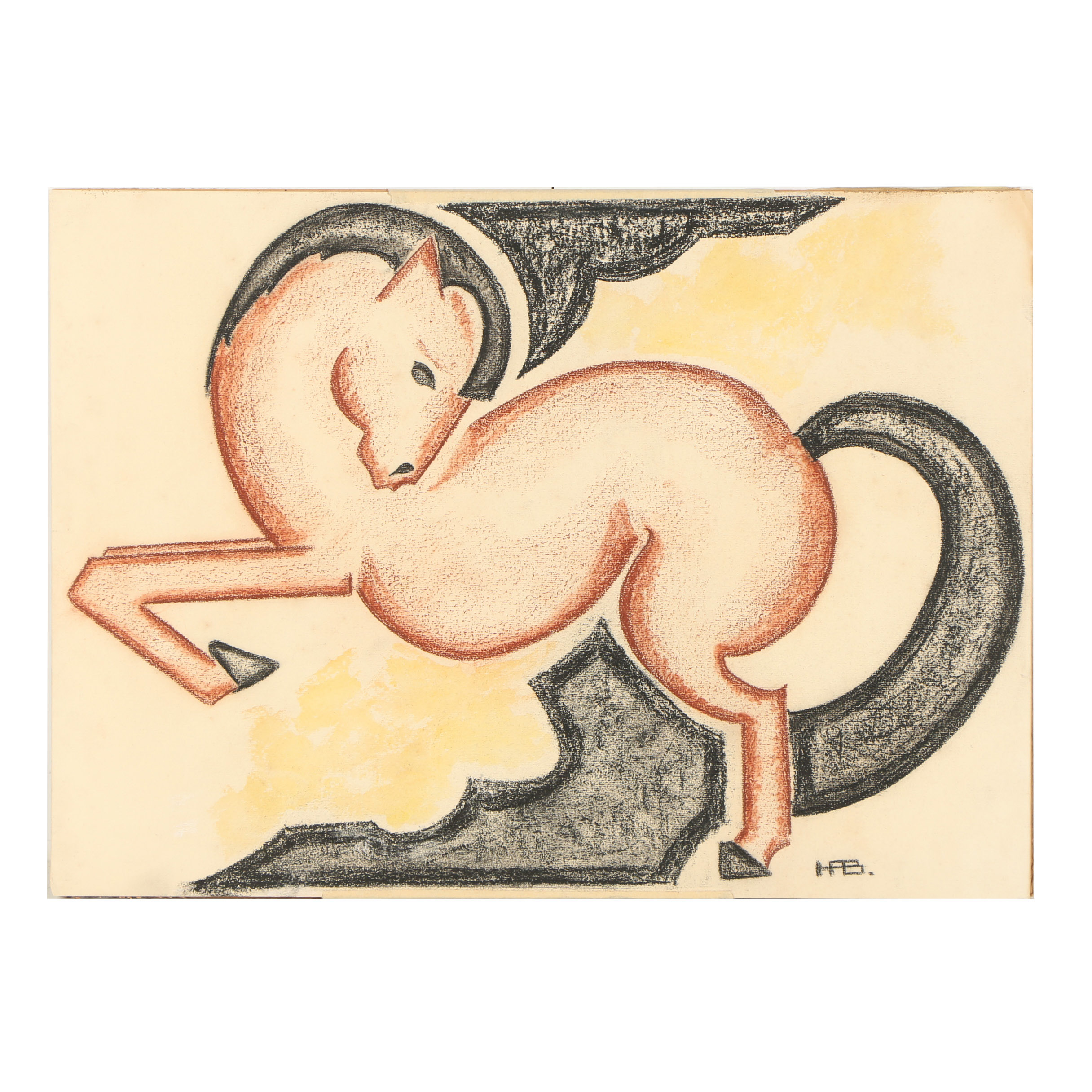 Colored Pencil Drawing of Horse