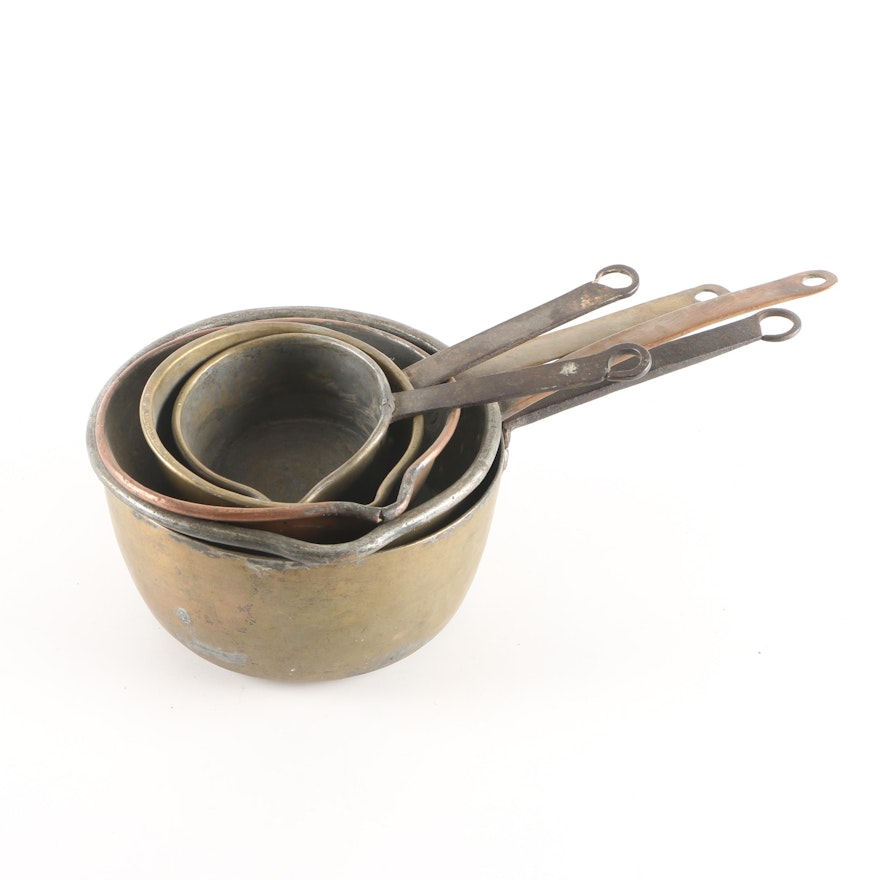 Vintage Brass and Copper Cookware