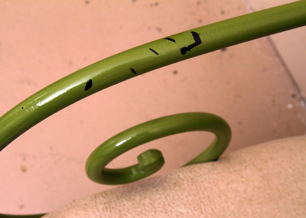 Vintage Green Metal Chairs