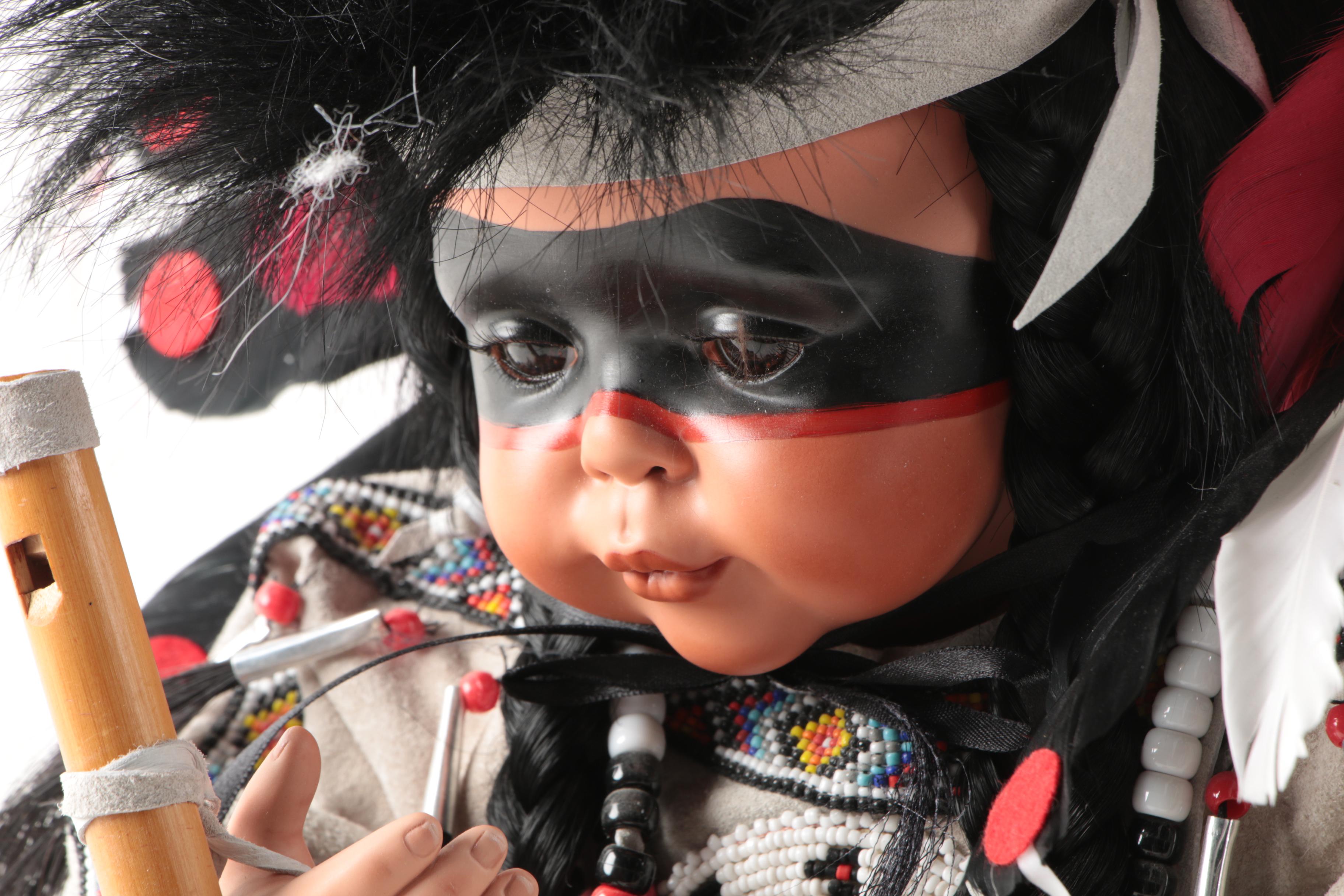 Timeless Lodge Native American Style Dolls