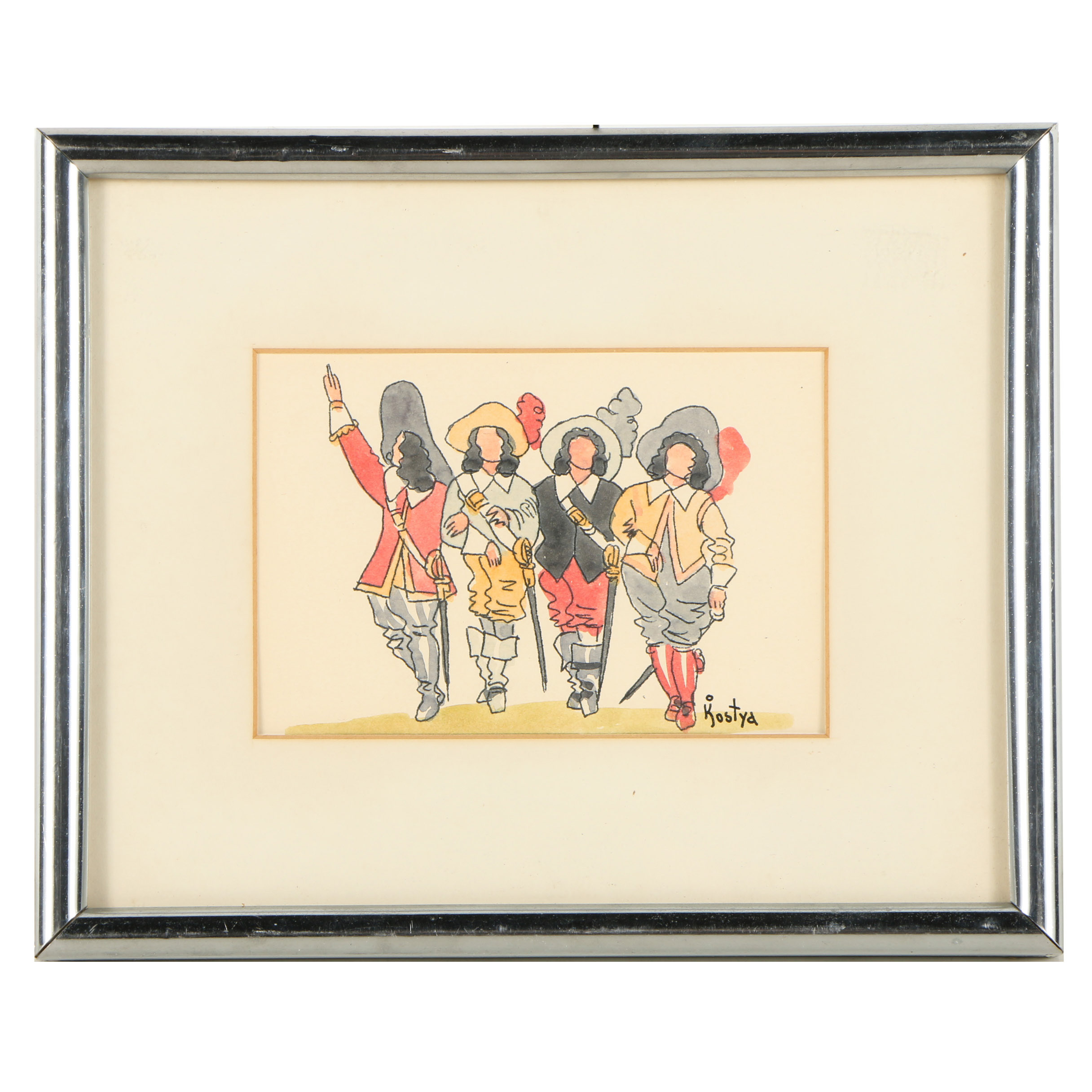 Kostya Watercolor Painting