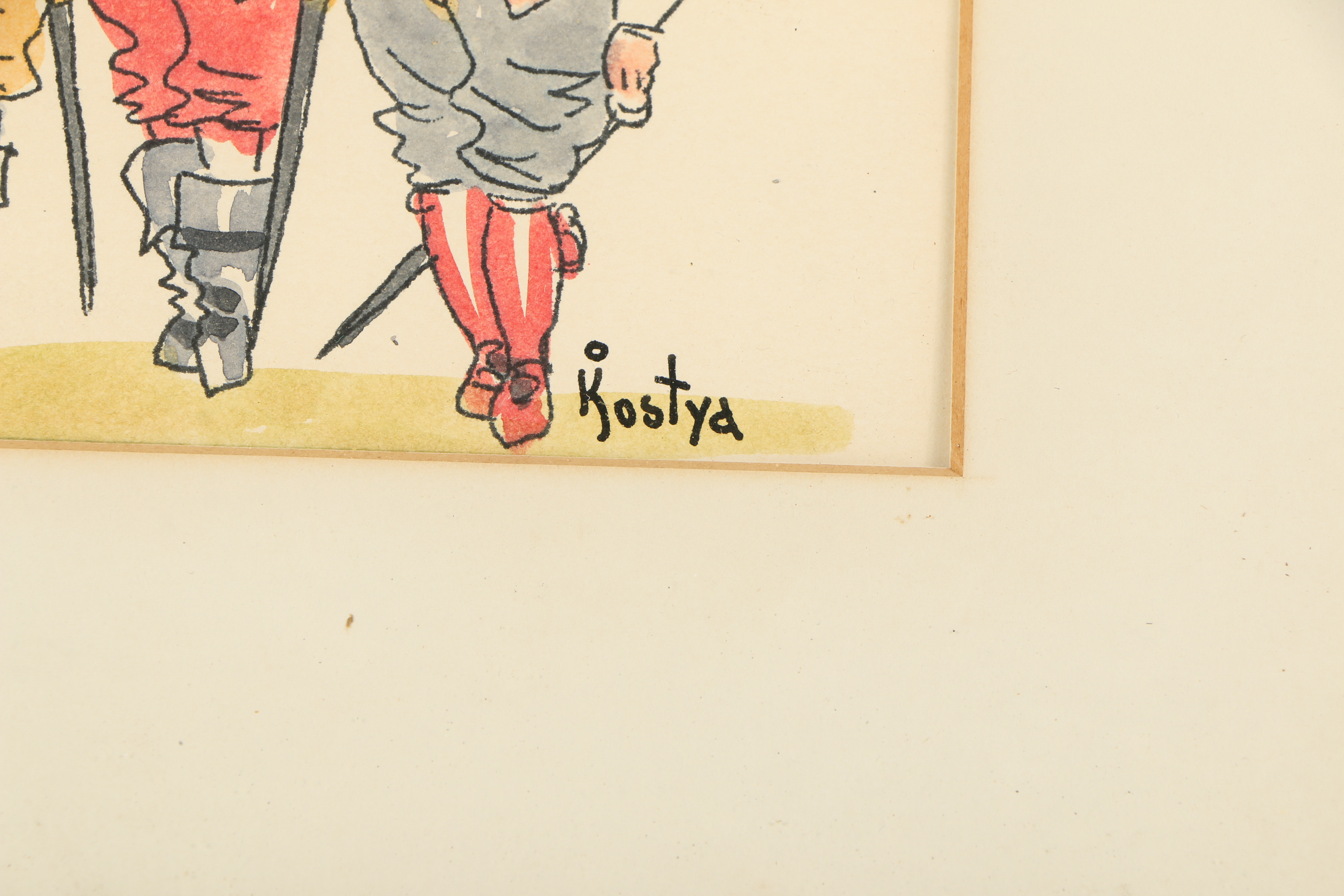 Kostya Watercolor Painting