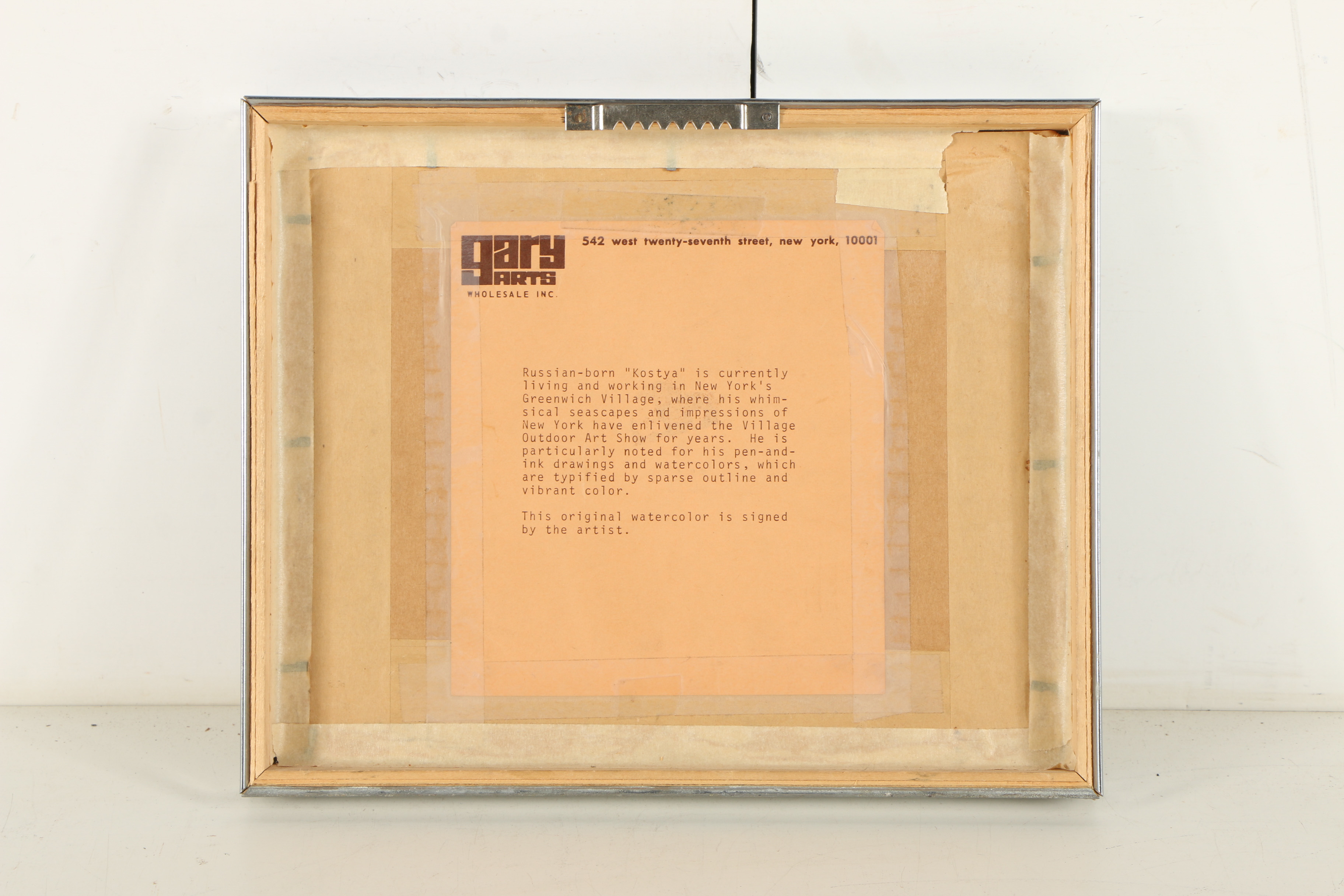 Kostya Watercolor Painting