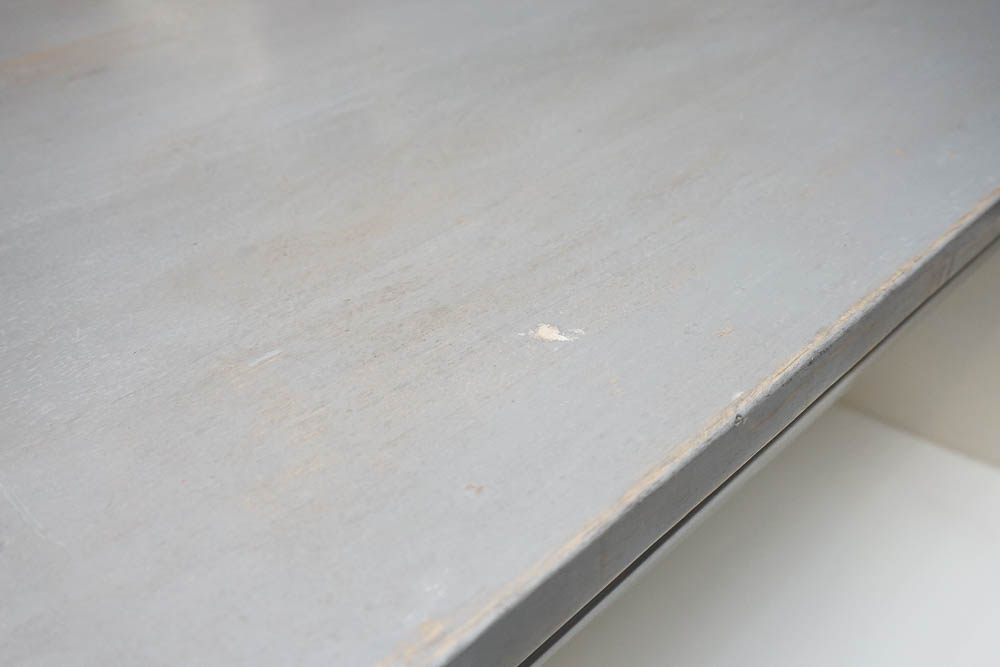 Contemporary Gray Painted Credenza