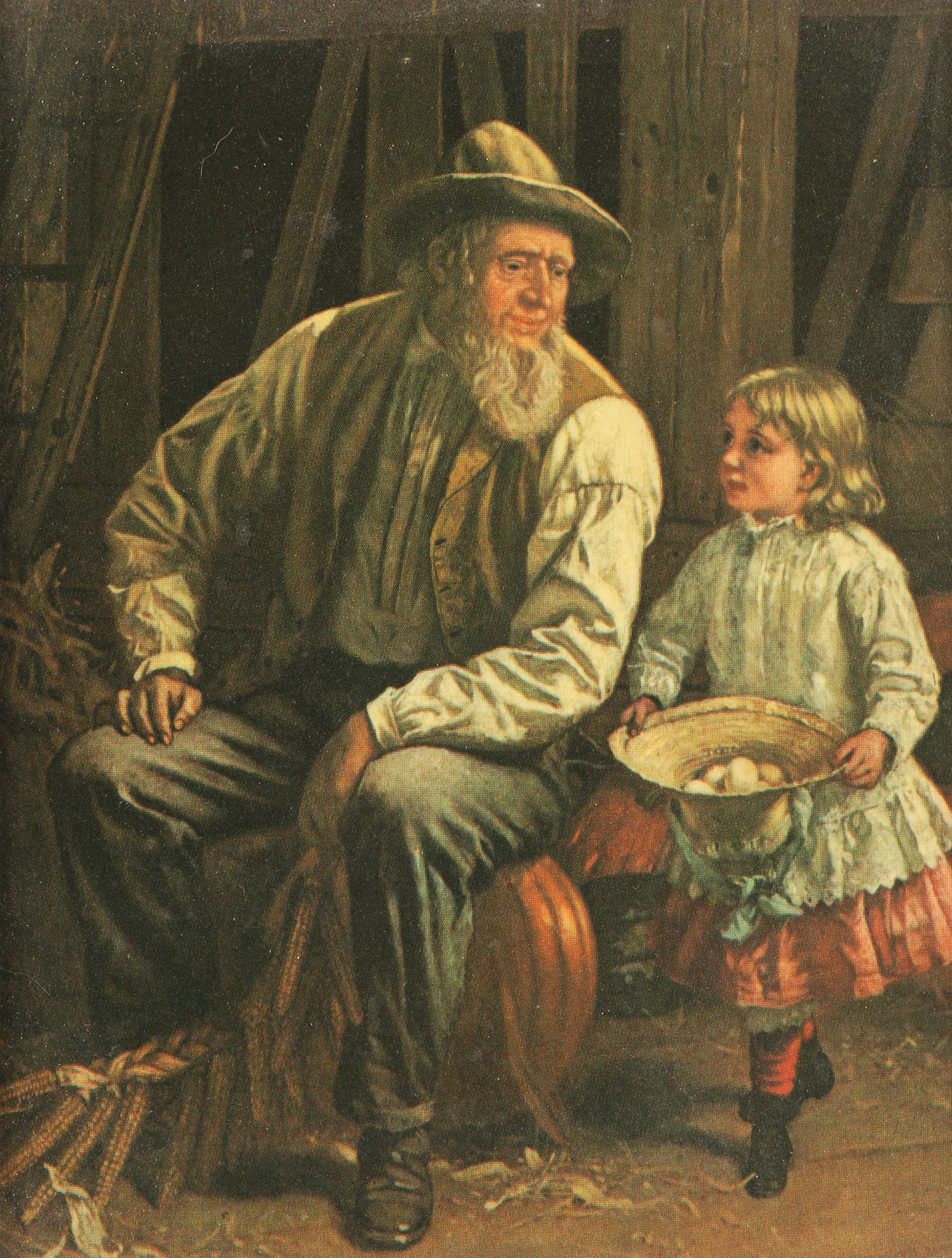 Offset Lithograph After Thomas Waterman Wood "American Farmer"