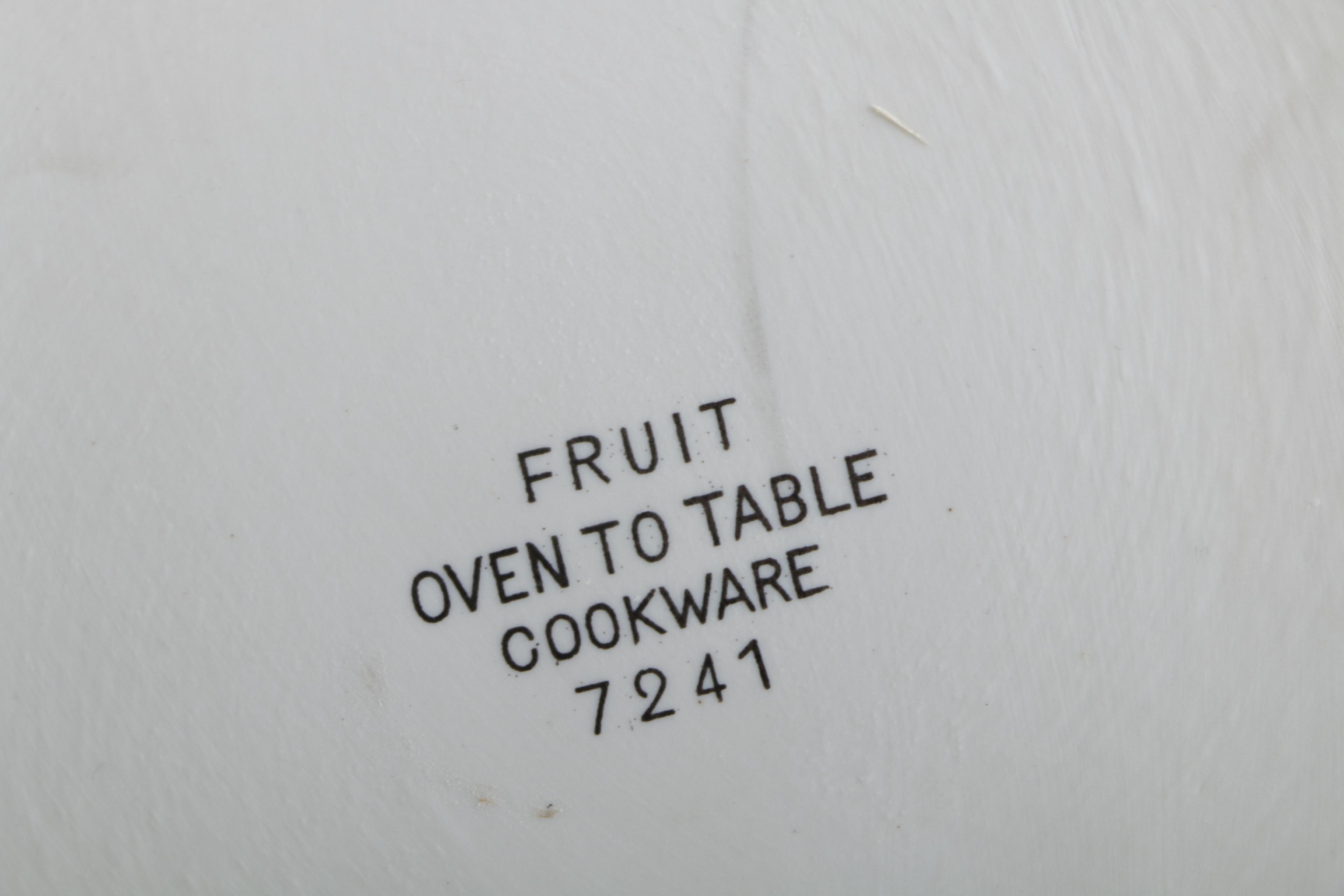 Wedgwood "Kutani Crane" Coffee Pot and Andrea by Sadek "Fruit" Cocotte