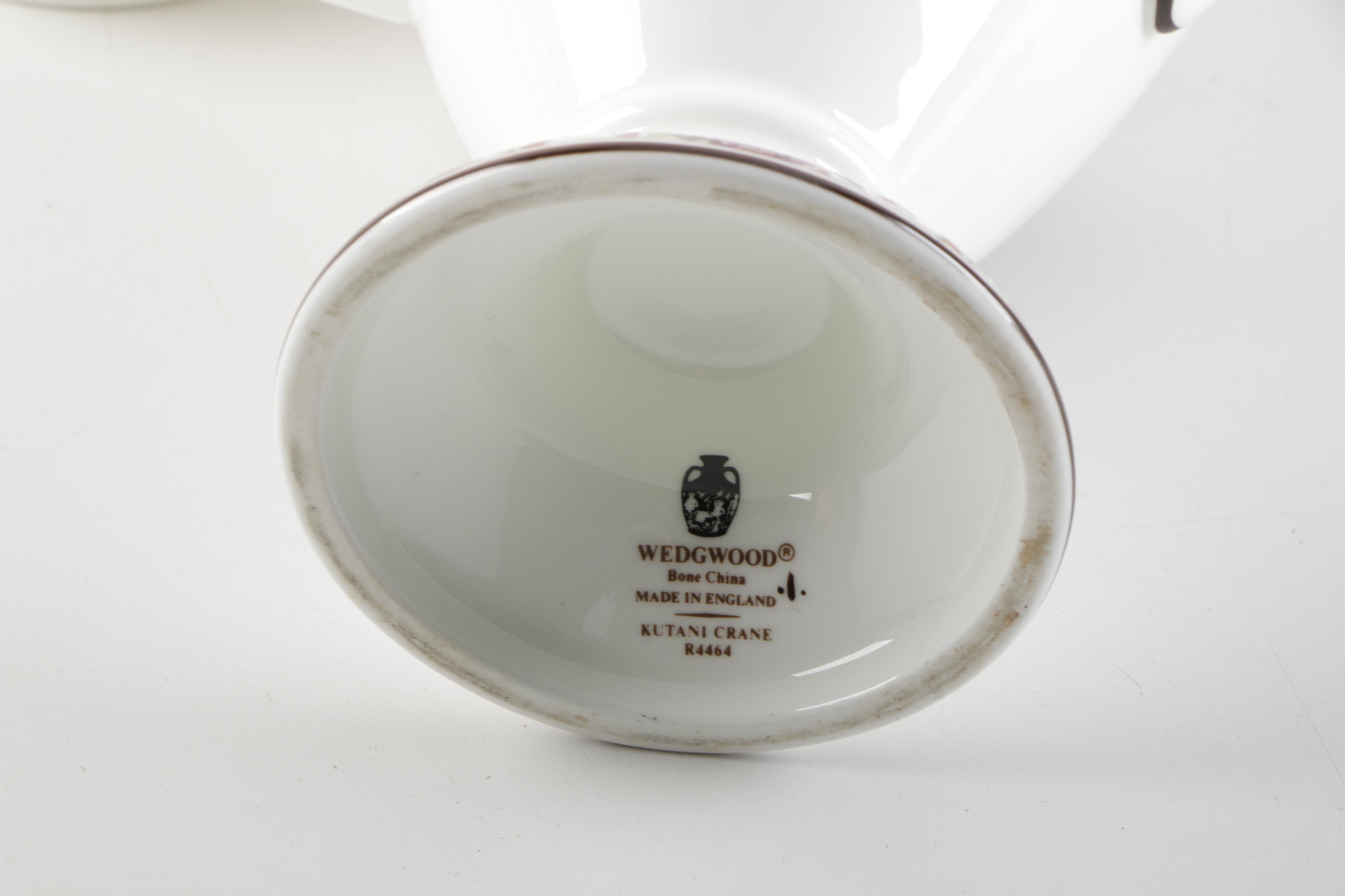 Wedgwood "Kutani Crane" Coffee Pot and Andrea by Sadek "Fruit" Cocotte