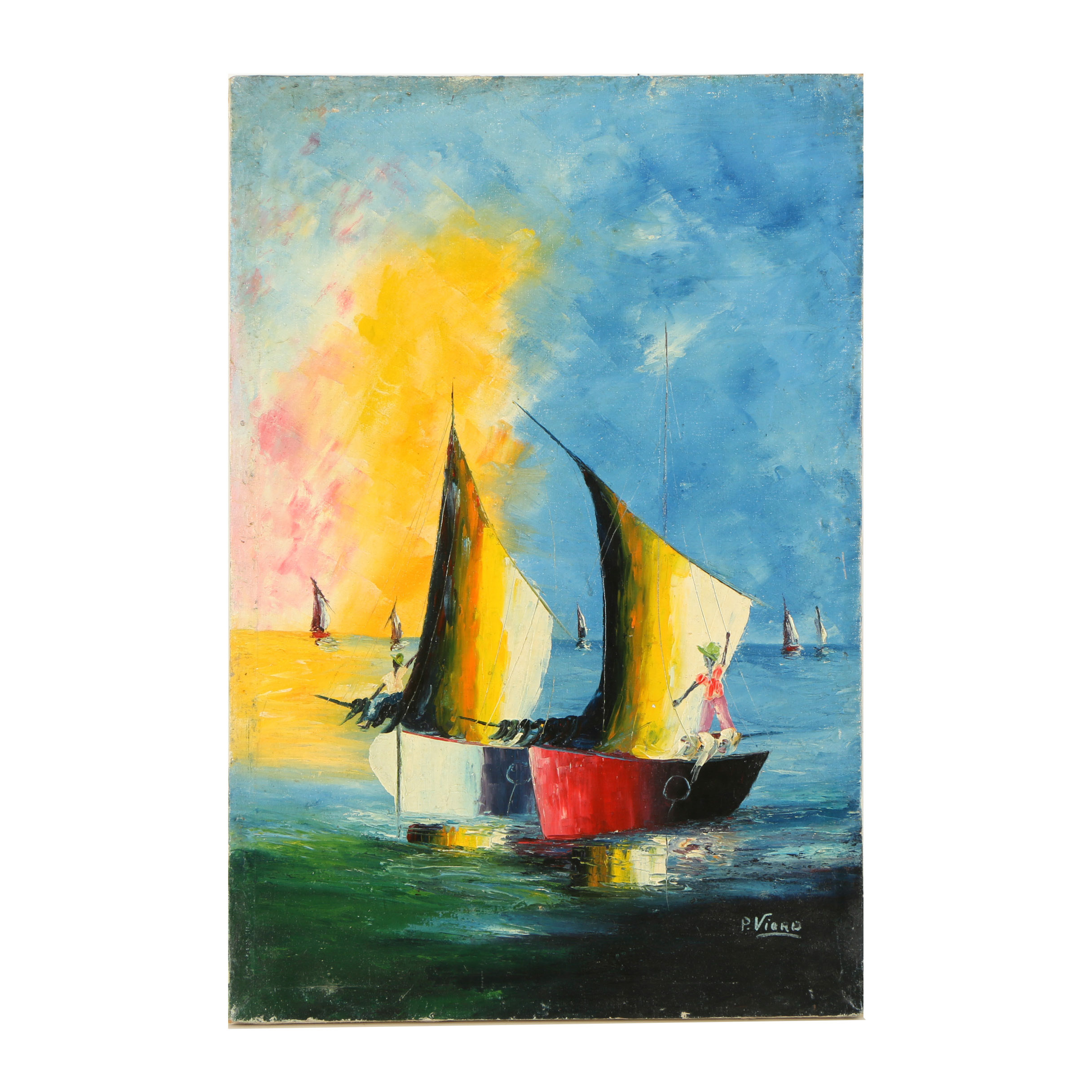 P. Viera Oil Painting