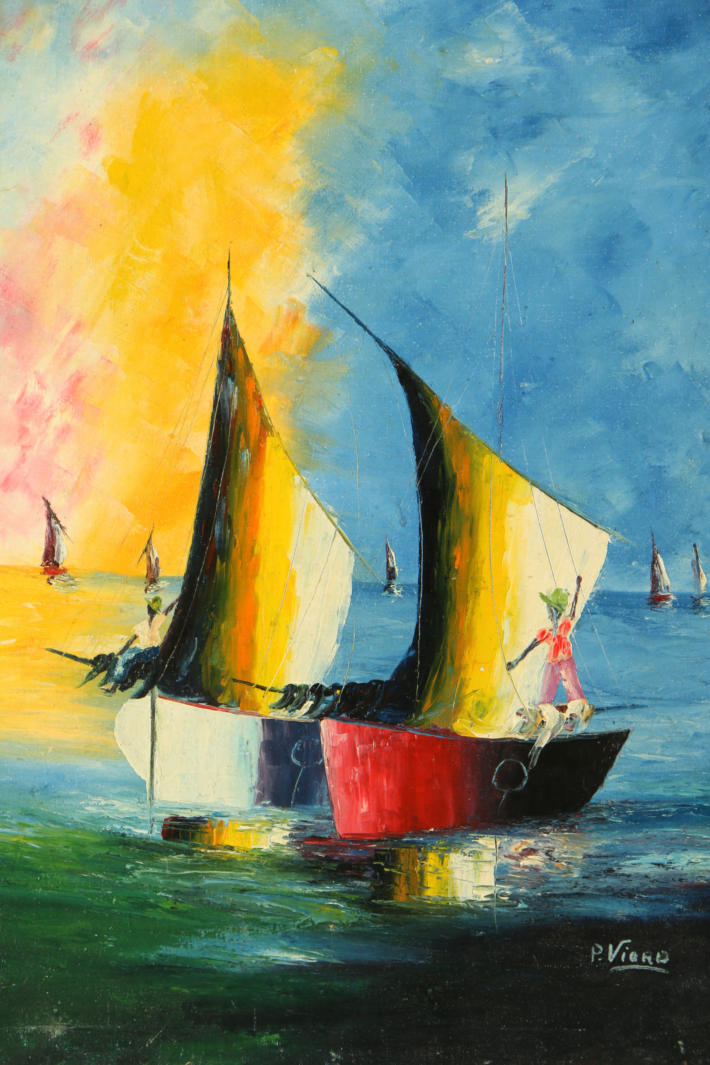 P. Viera Oil Painting