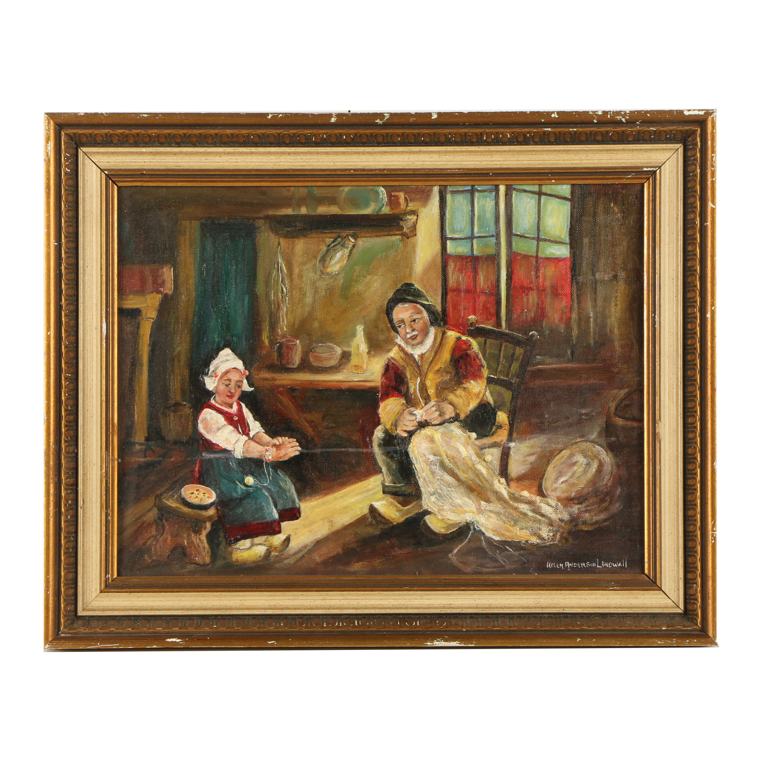 Helen Anderson Lindwell Oil Painting