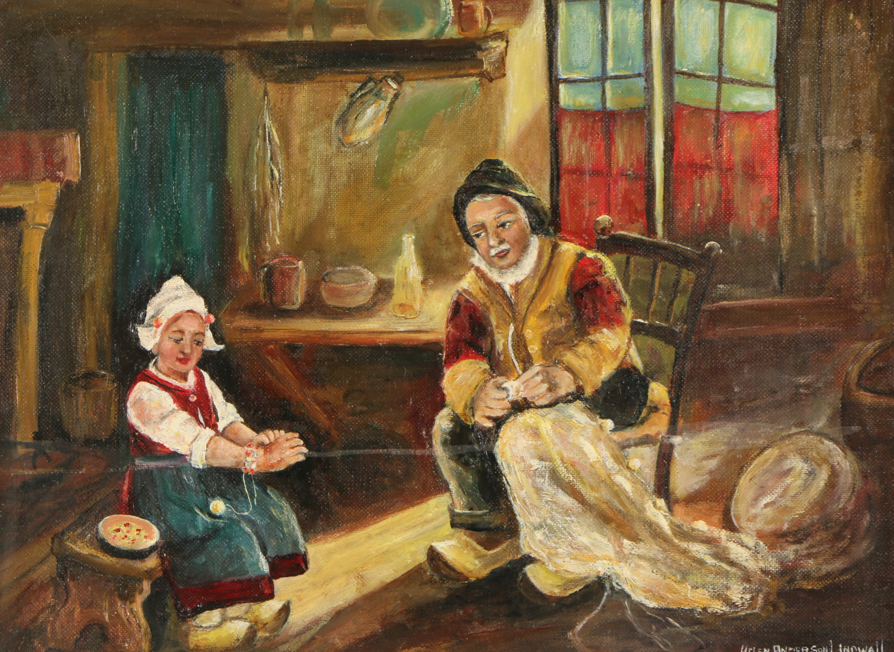 Helen Anderson Lindwell Oil Painting