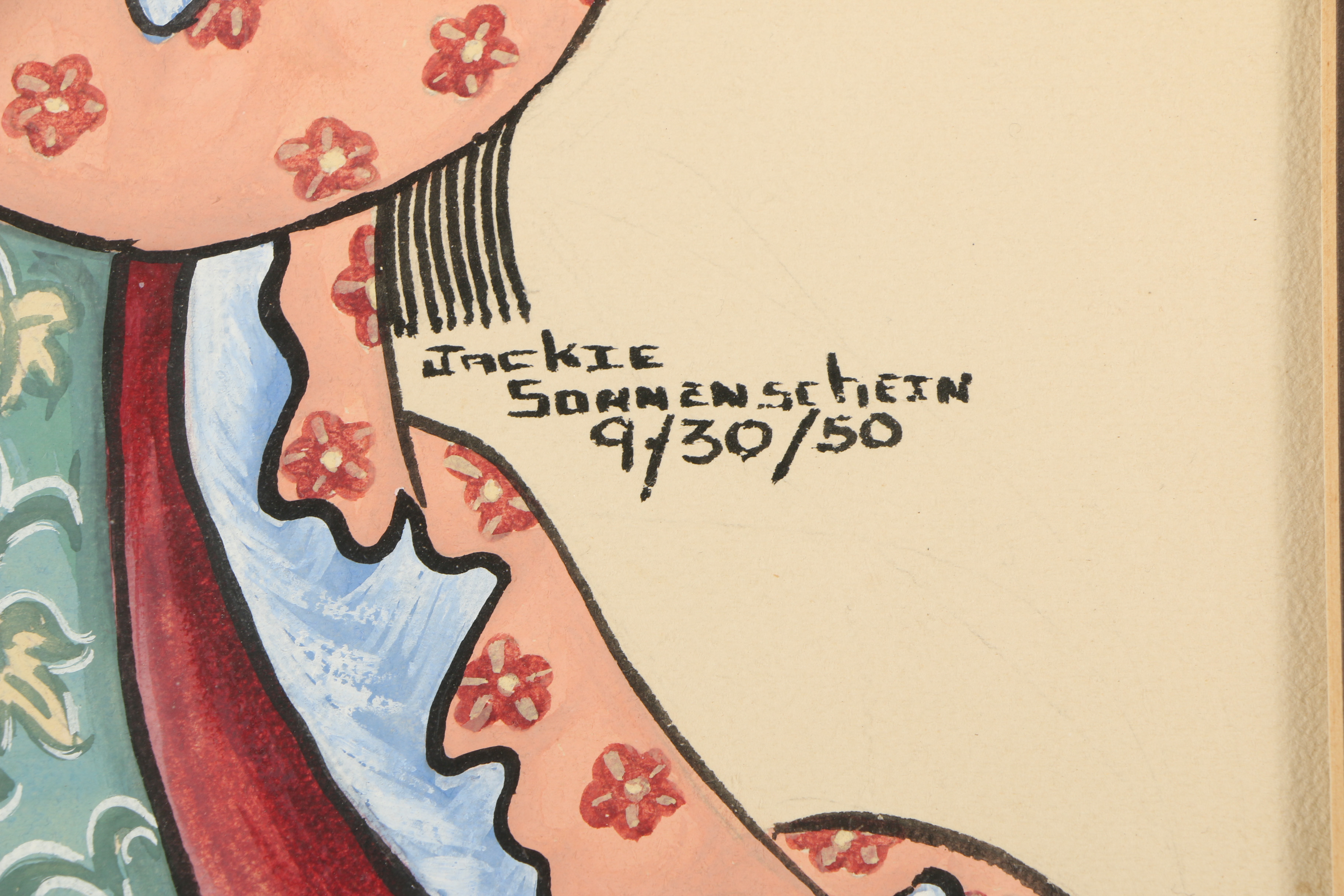 Jackie Sonnenschein Gouache Painting