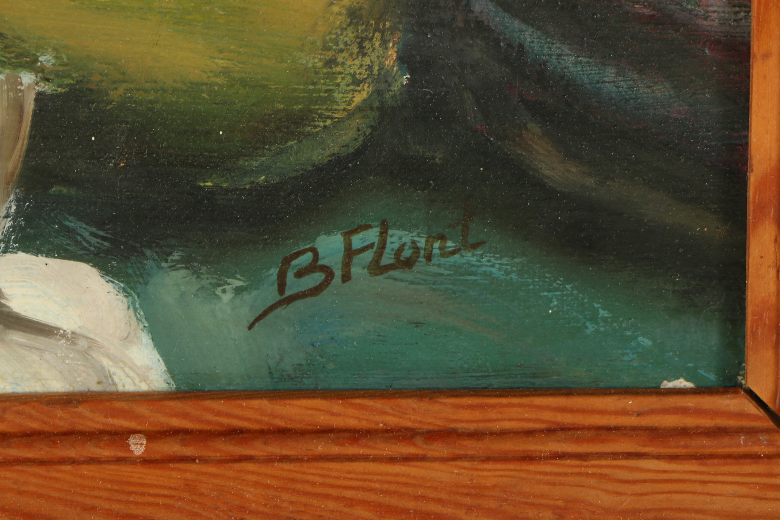 Oil Painting Attributed to B. Gorgoń-Flont "Owoce Jesieni"