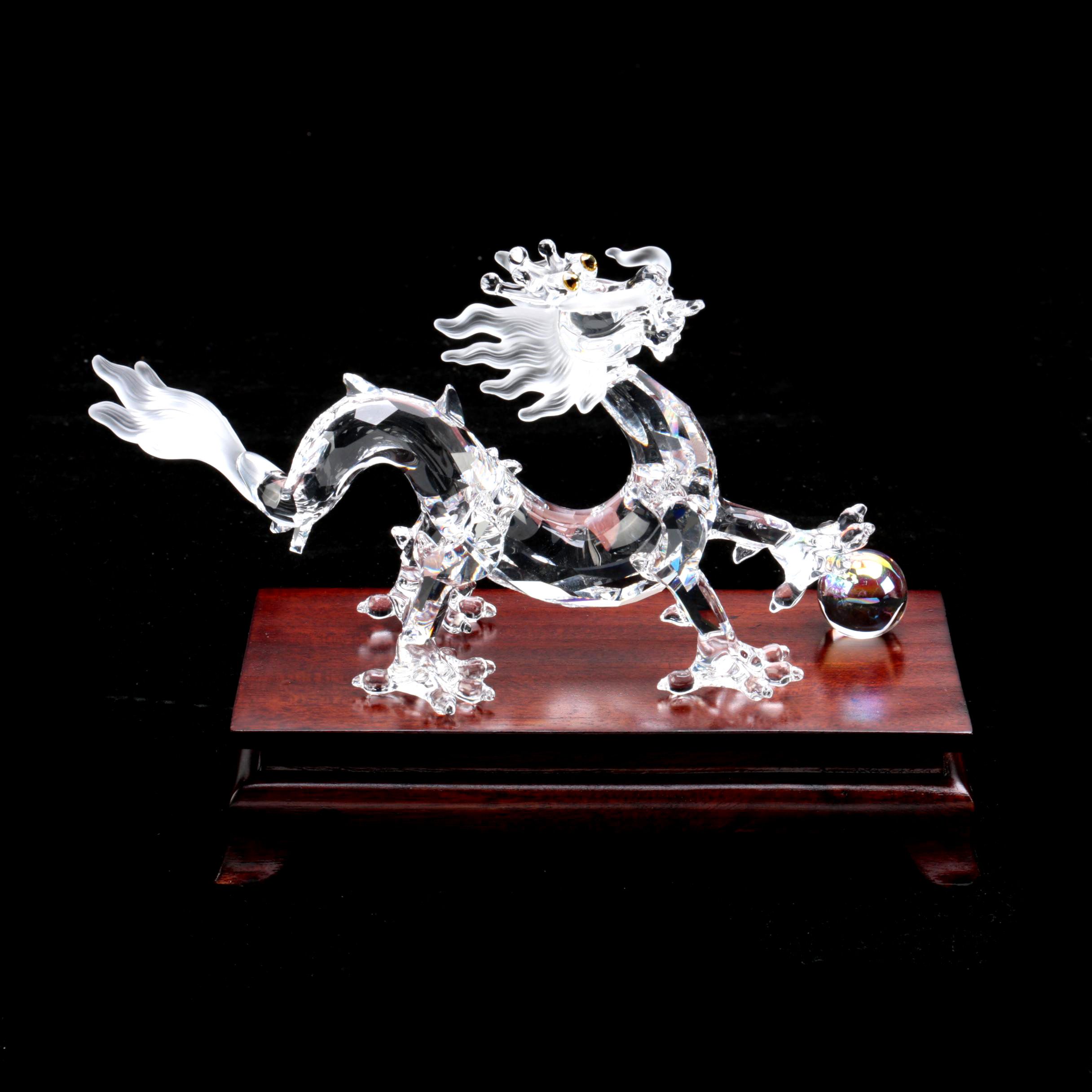 Swarovski Crystal Dragon Figurine