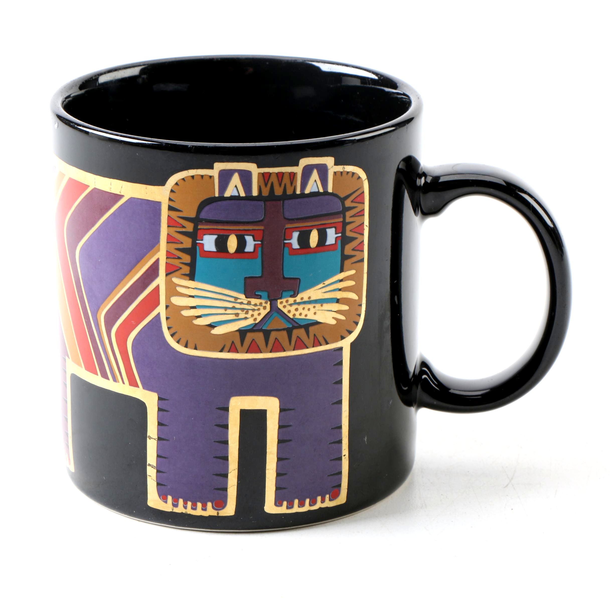 Laurel Burch Designed Lion Ceramic Mug