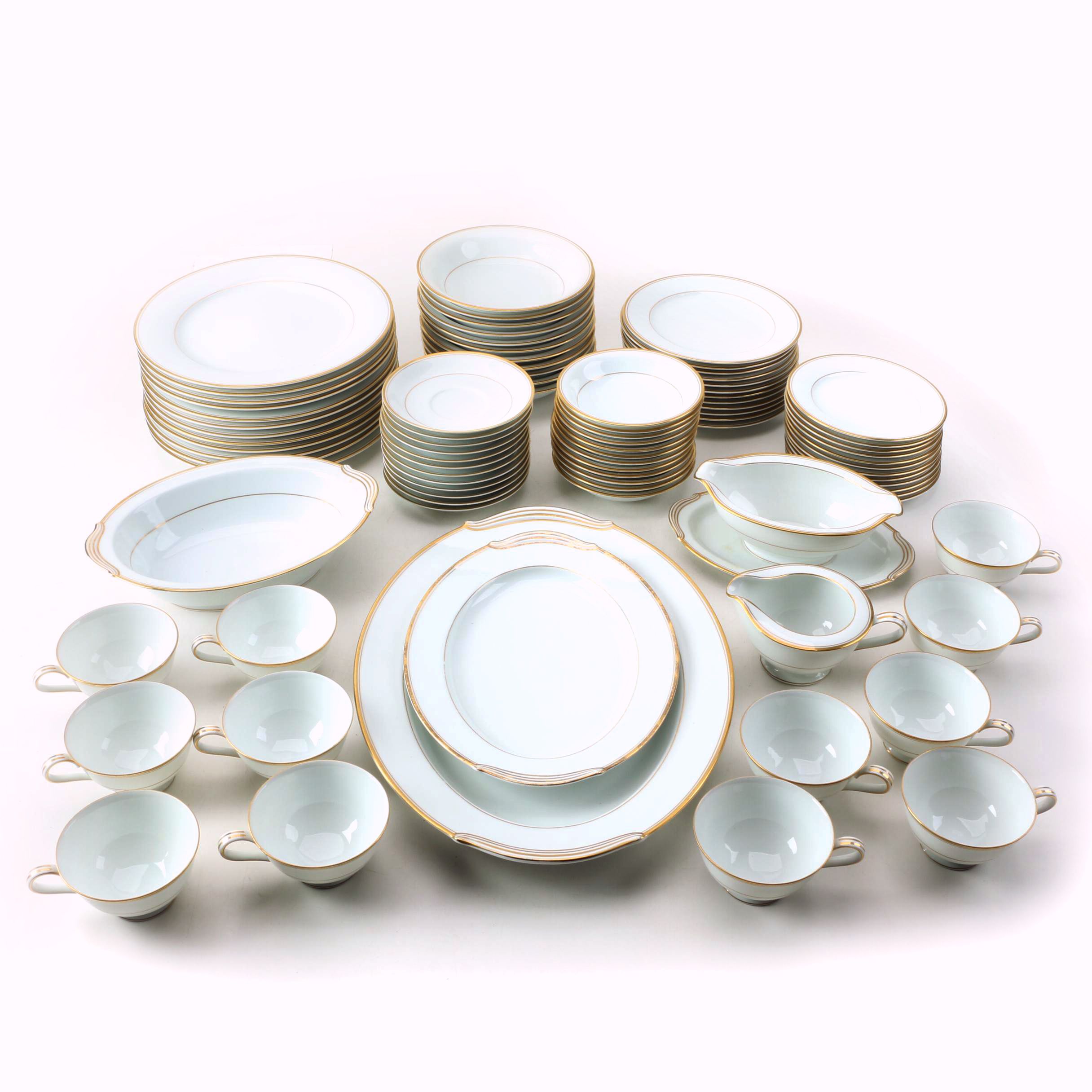 Noritake "Goldart" Porcelain Dinnerware