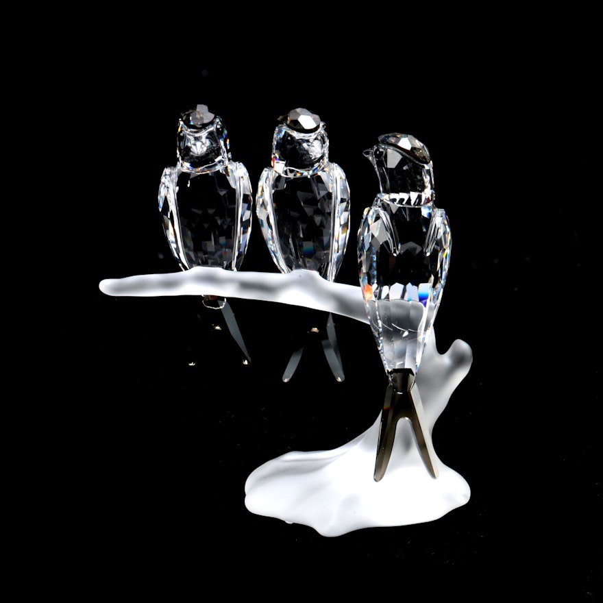Swarovski Crystal "Swallows" Figurine