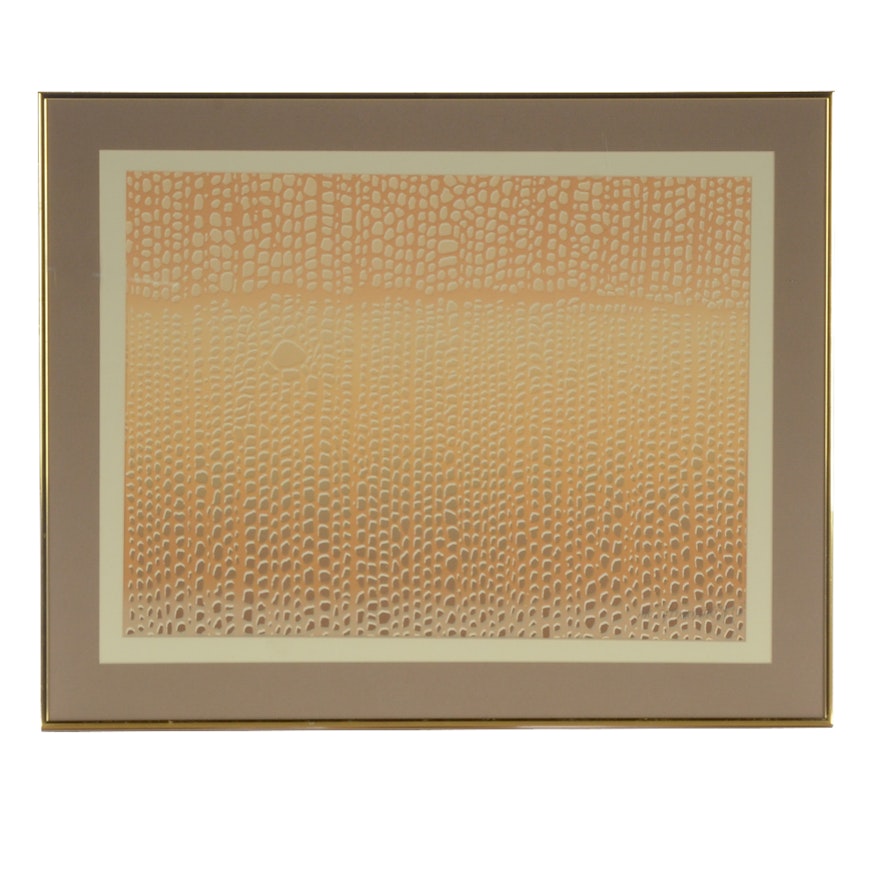 1979 Serigraph "Soft Wood Cells"