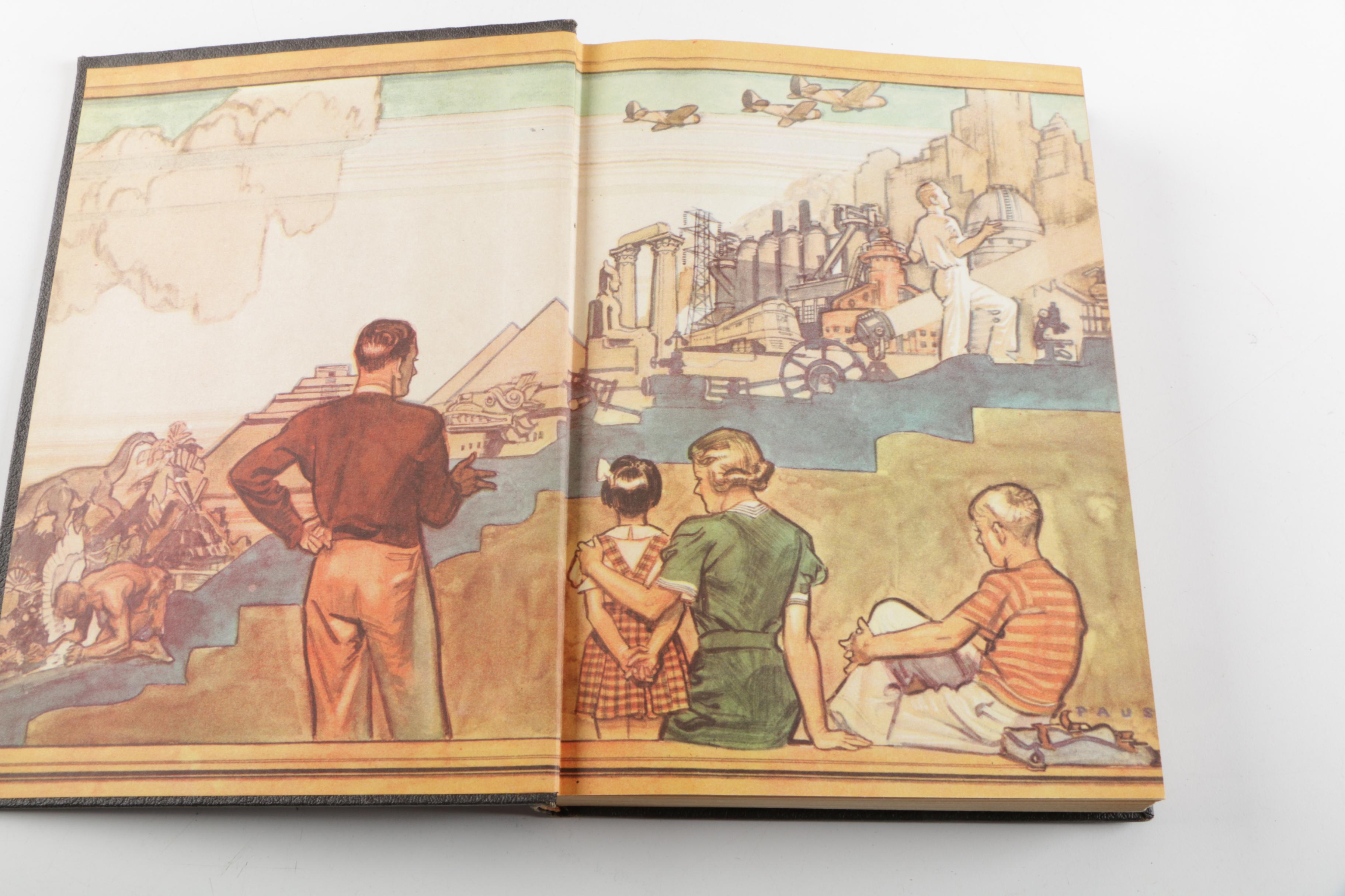 1945 "The Wonderland of Knowledge: A New Pictorial Encyclopedia" Volumes