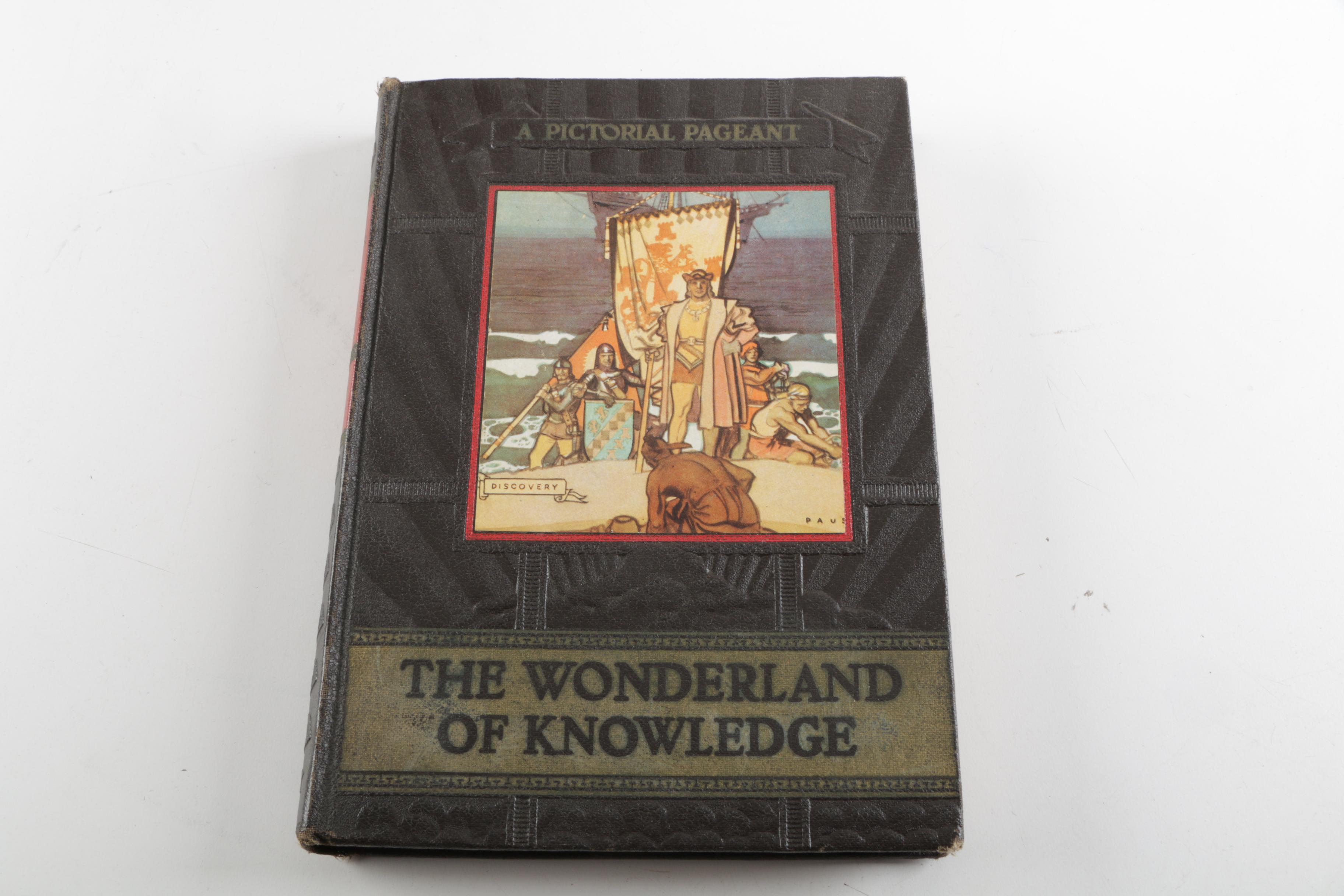 1945 "The Wonderland of Knowledge: A New Pictorial Encyclopedia" Volumes