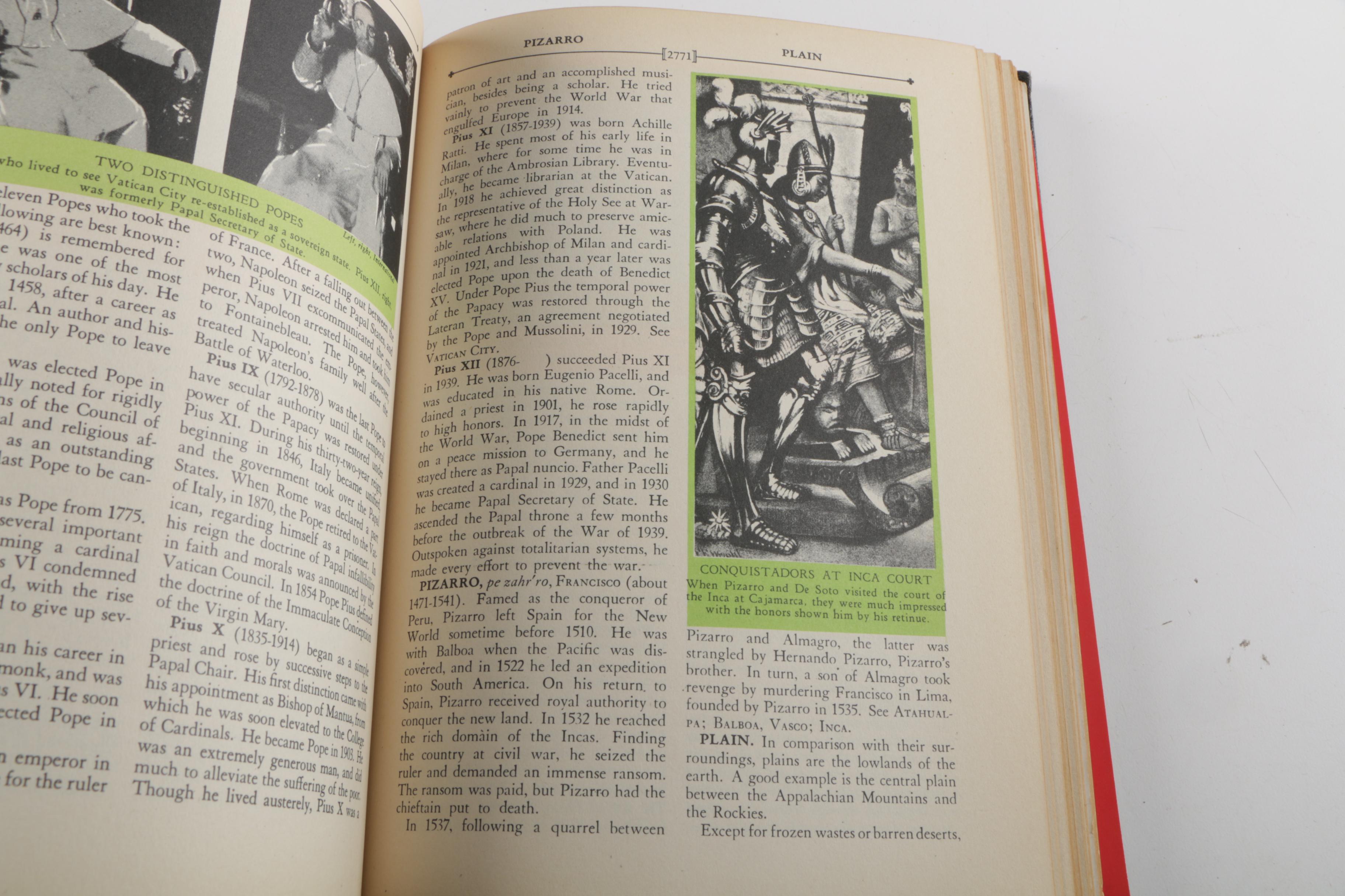 1945 "The Wonderland of Knowledge: A New Pictorial Encyclopedia" Volumes