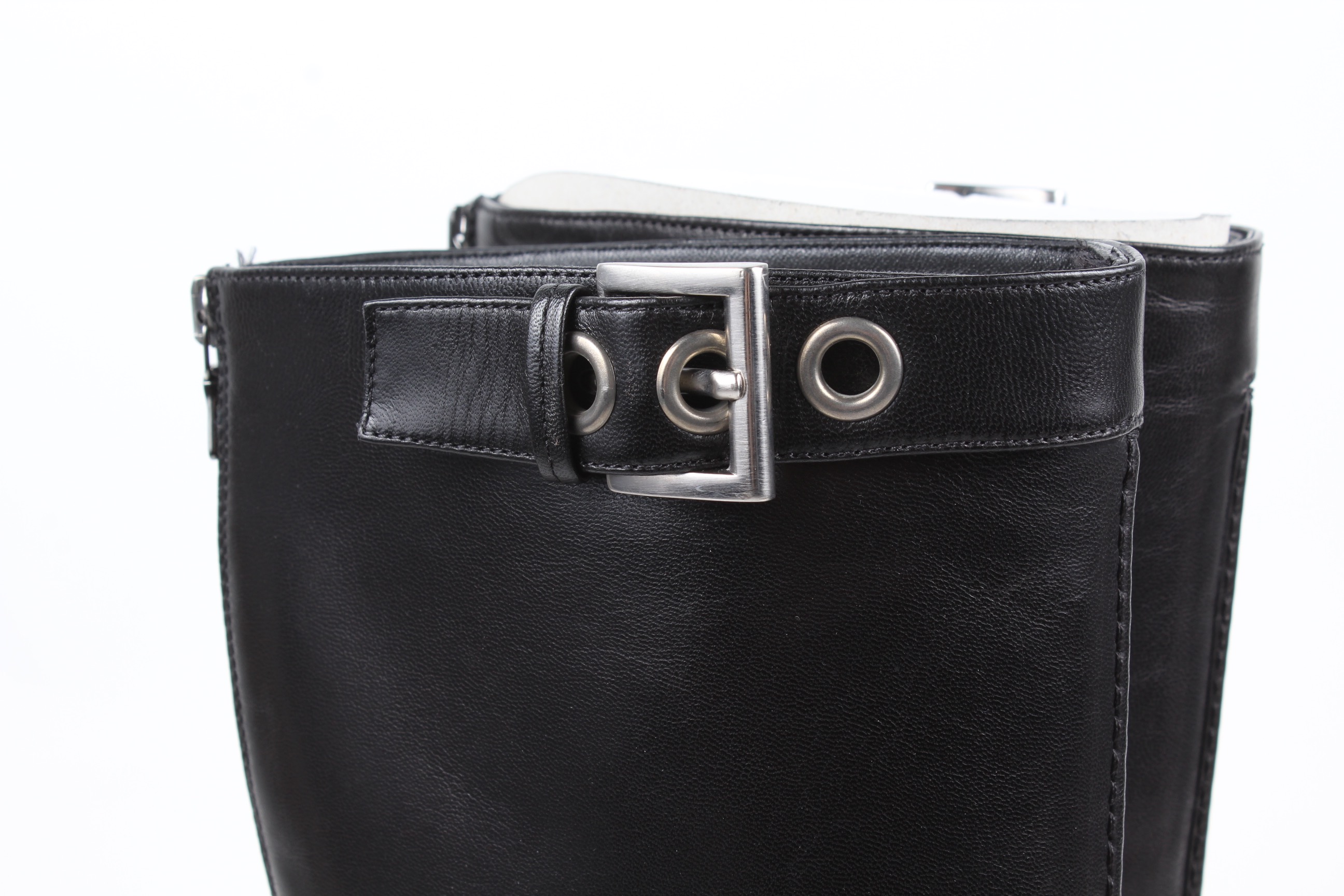 Prada High Heel Leather Boots