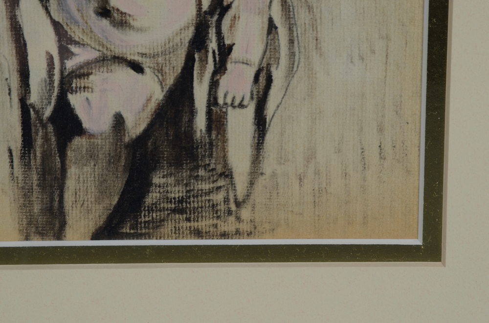 Jos Hoffman Oil Painting on Canvas Board after Peter Paul Rubens "Cherubs"