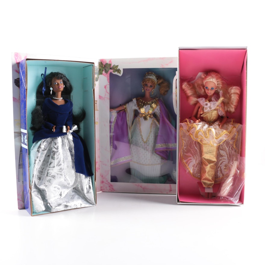 Vintage Mattel Barbie Dolls Featuring "Grecian Goddess"