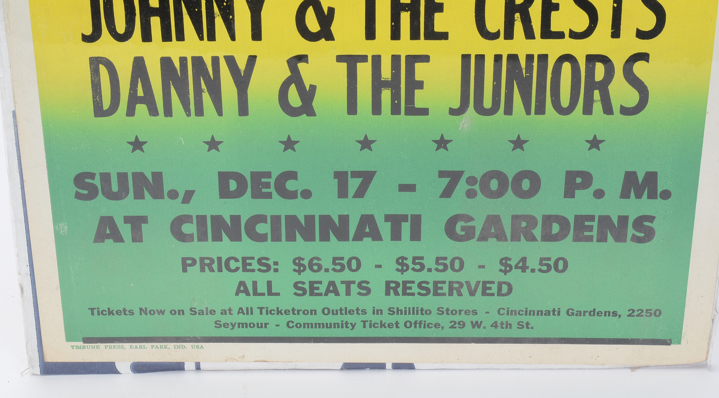 1972 Rock & Roll Revival Spectacular Tour Poster