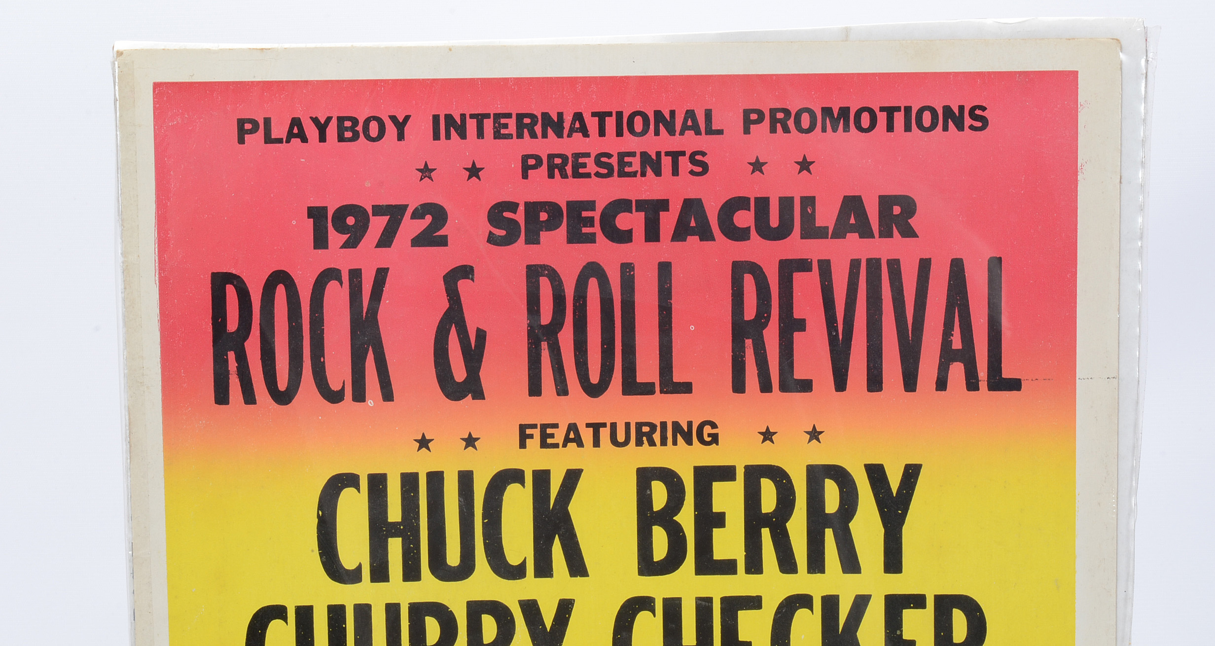 1972 Rock & Roll Revival Spectacular Tour Poster