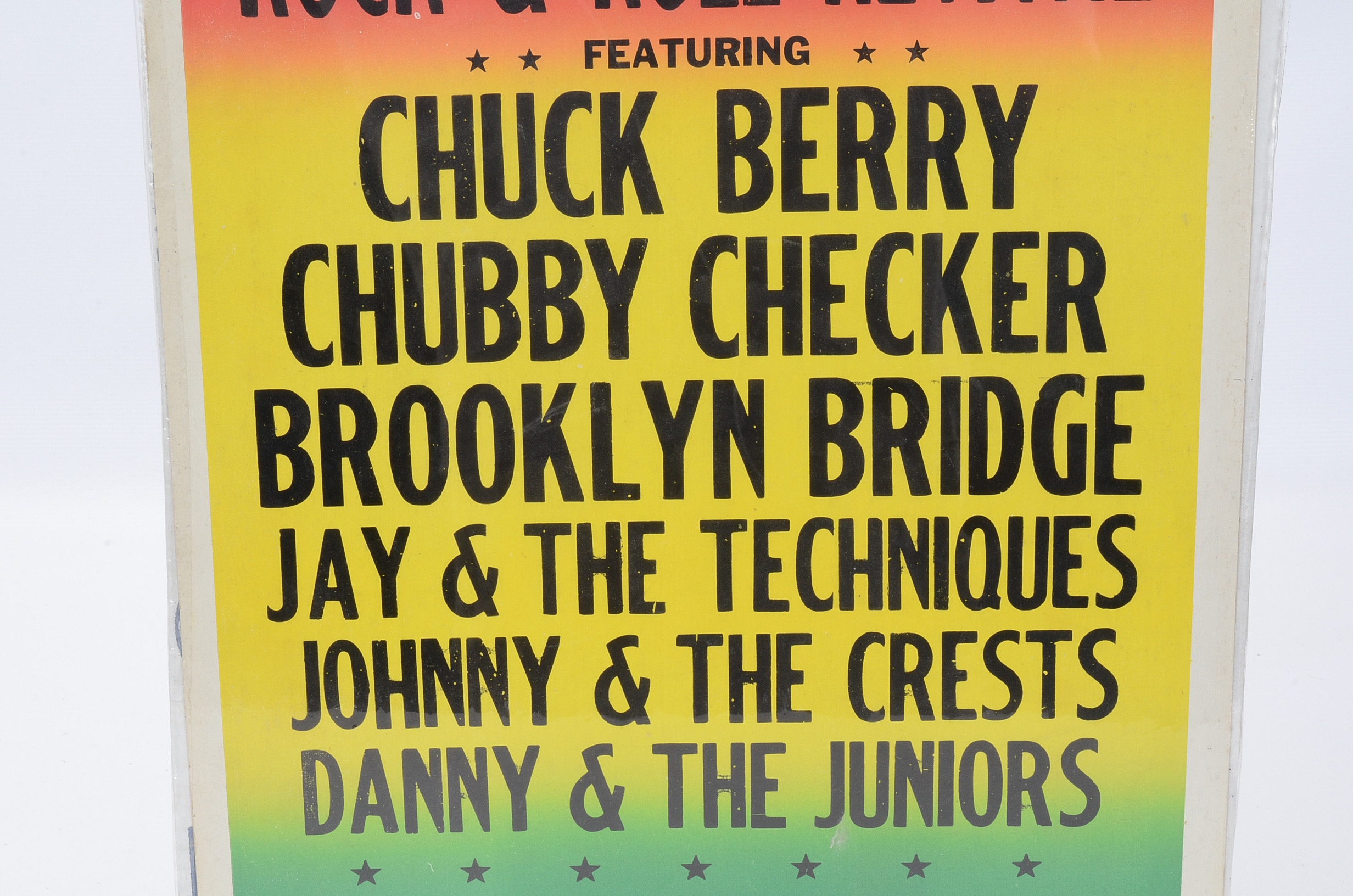 1972 Rock & Roll Revival Spectacular Tour Poster