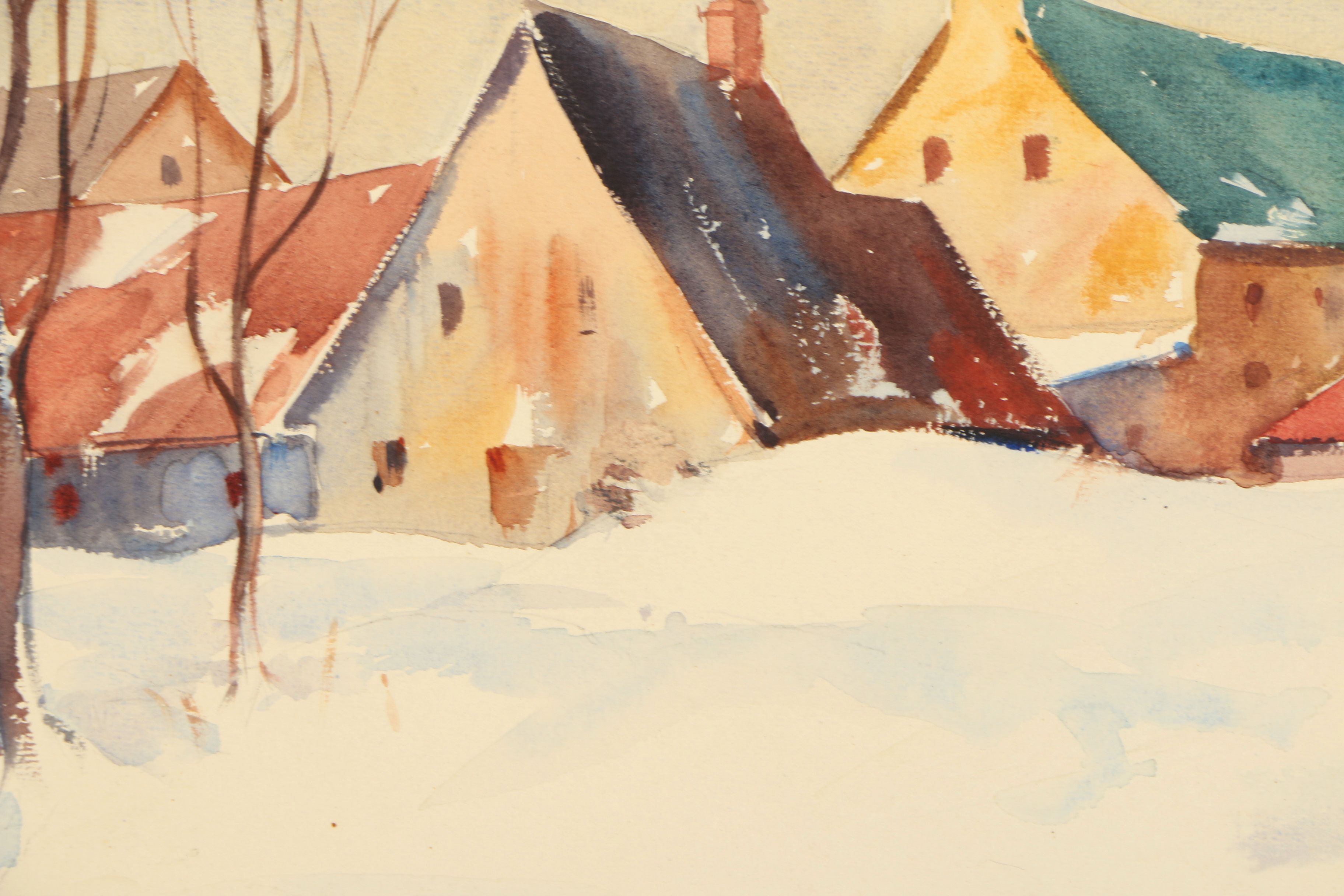 1943 K. P. Lauten Watercolor