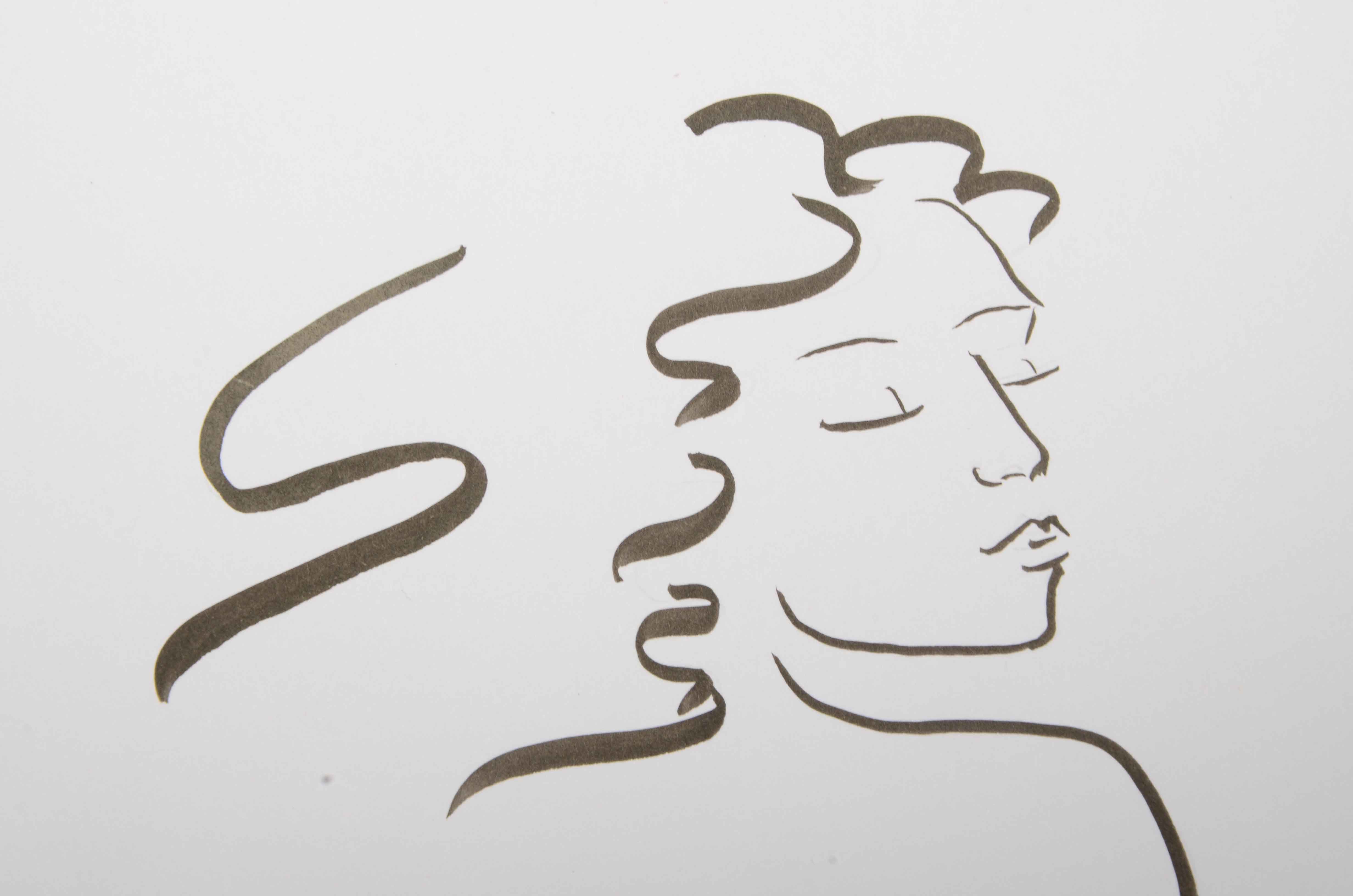 Vladimir Pronkin Original Ink Illustration on Paper