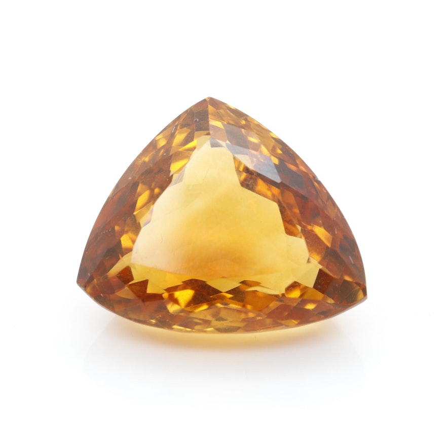 Loose 35.85 CT Citrine