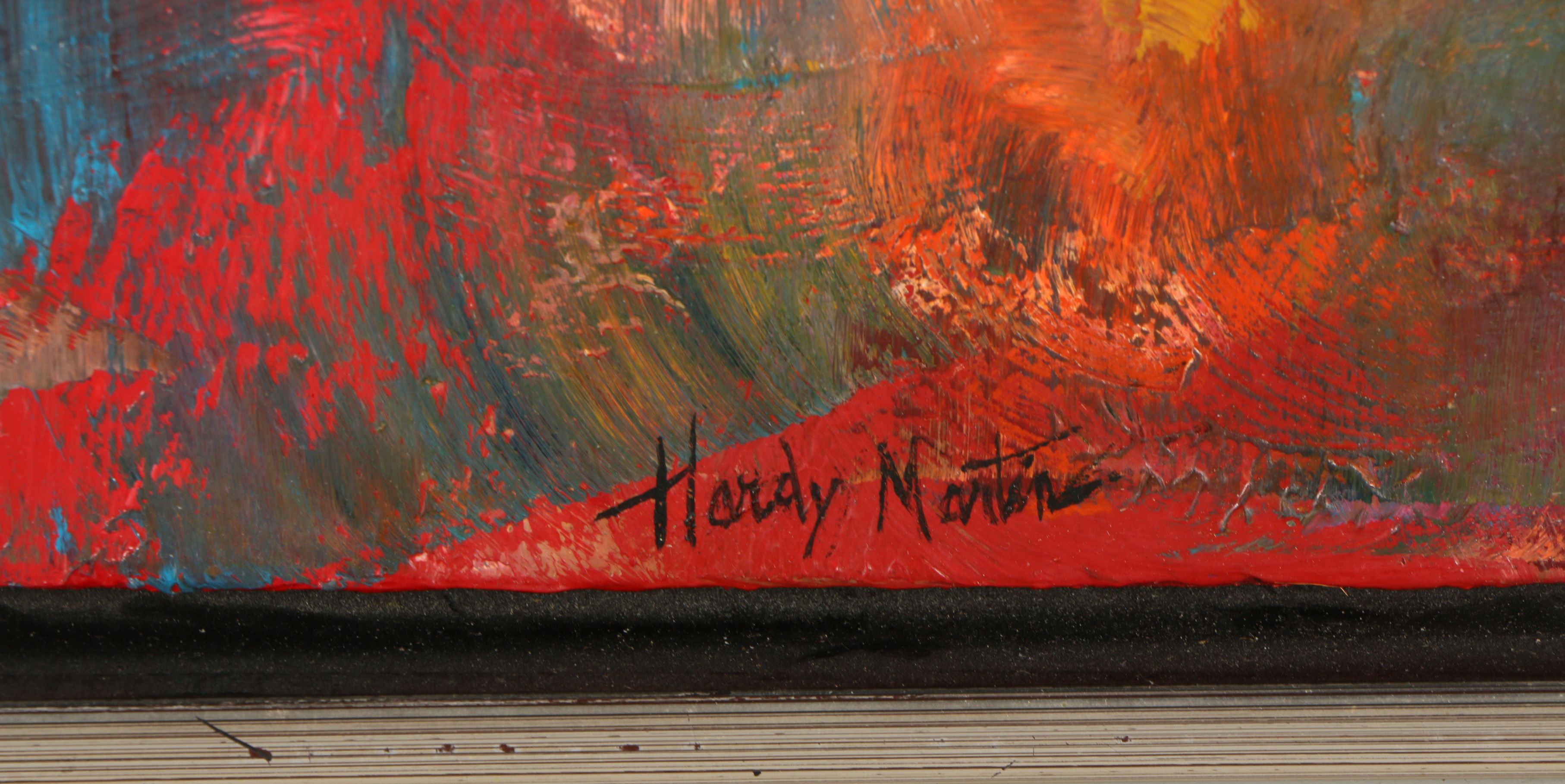 Hardy Martin Abstract Oil Painting on Canvas