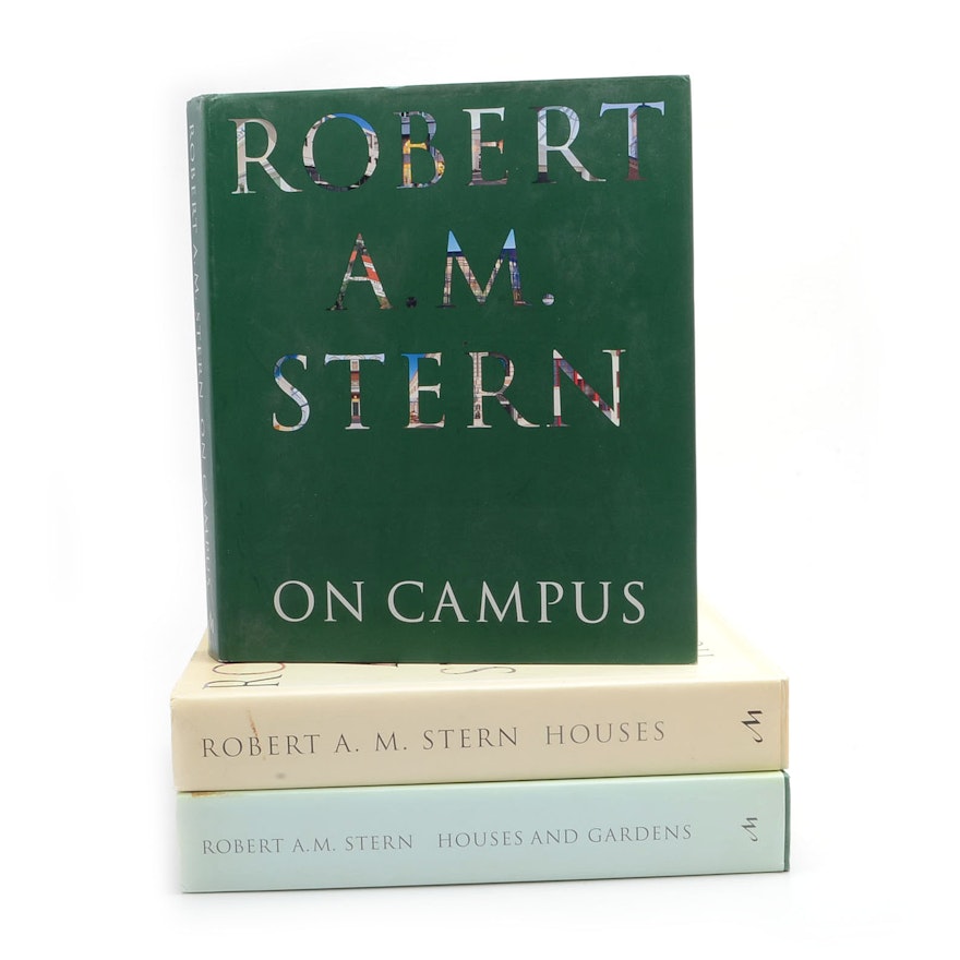 Signed Robert A.M. Stern Interior Design Books
