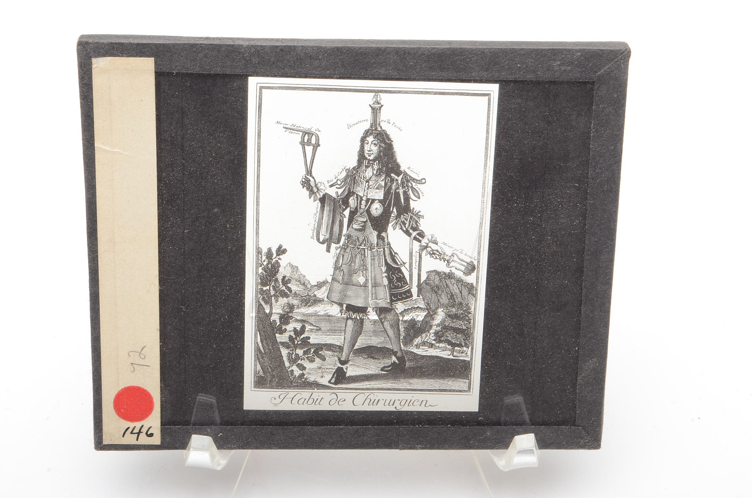 Vintage Magic Lantern Slides of Medical Caricatures by Thomas Rowlandson