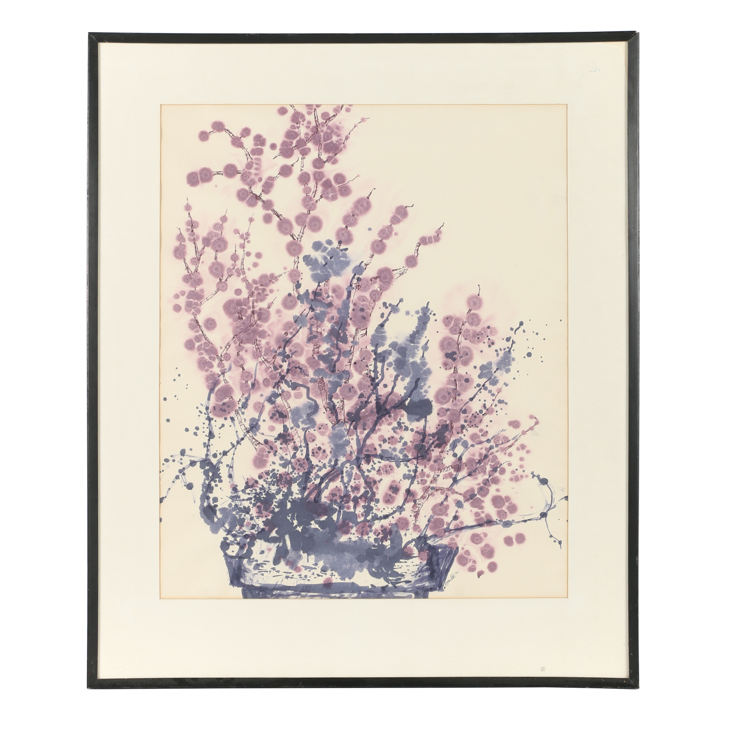 1966 Vozeua K.K. Watercolor Painting