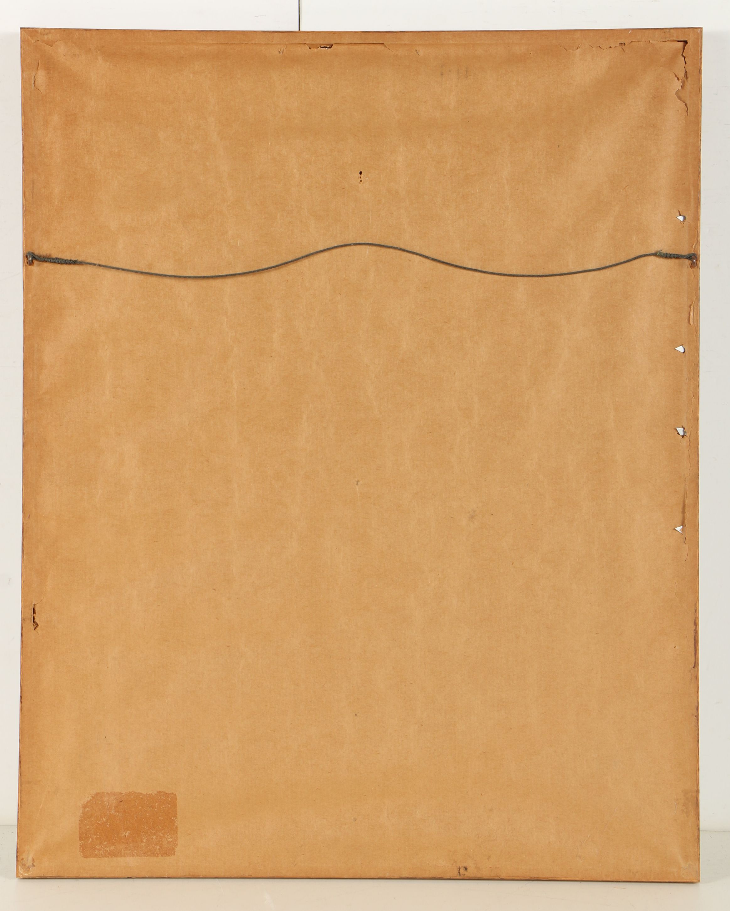 Alex F. Yaworski Offset Lithograph "Chicago Water Tower and Moon"