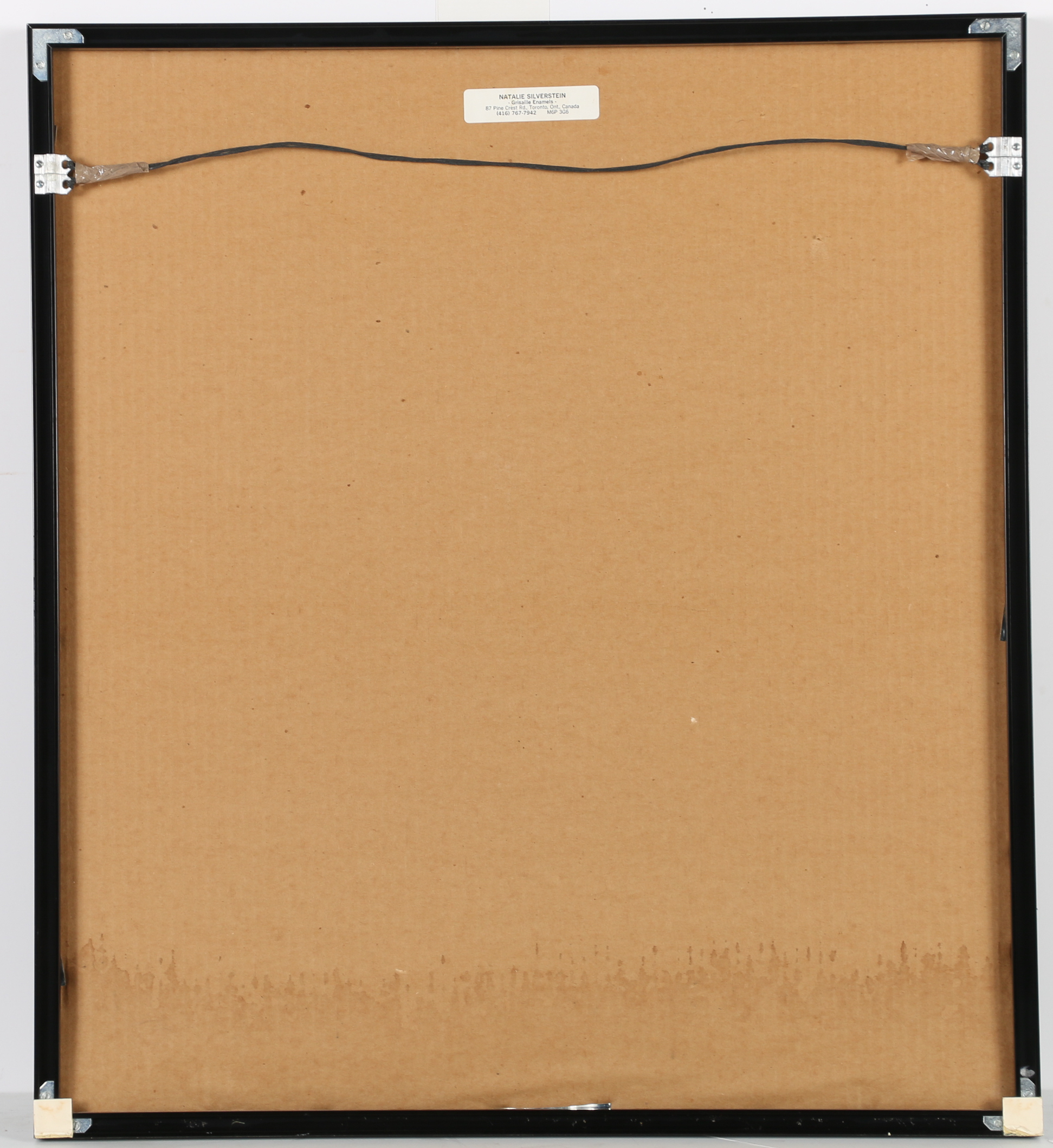 Natalie Silverstein Grisaille Enamels Copper Wall Art