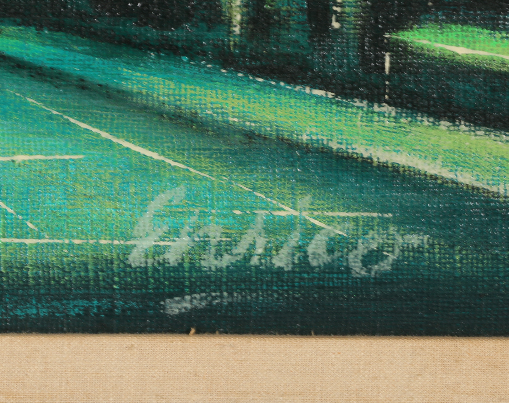 Enrico Oil Painting of Architectural Ruins