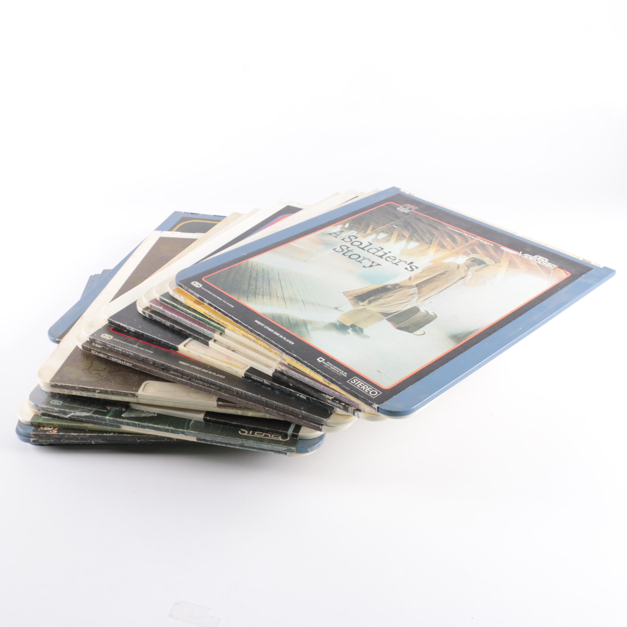 Vintage LaserDiscs Including "Network," "First Blood," Fairy Tales and Cartoons