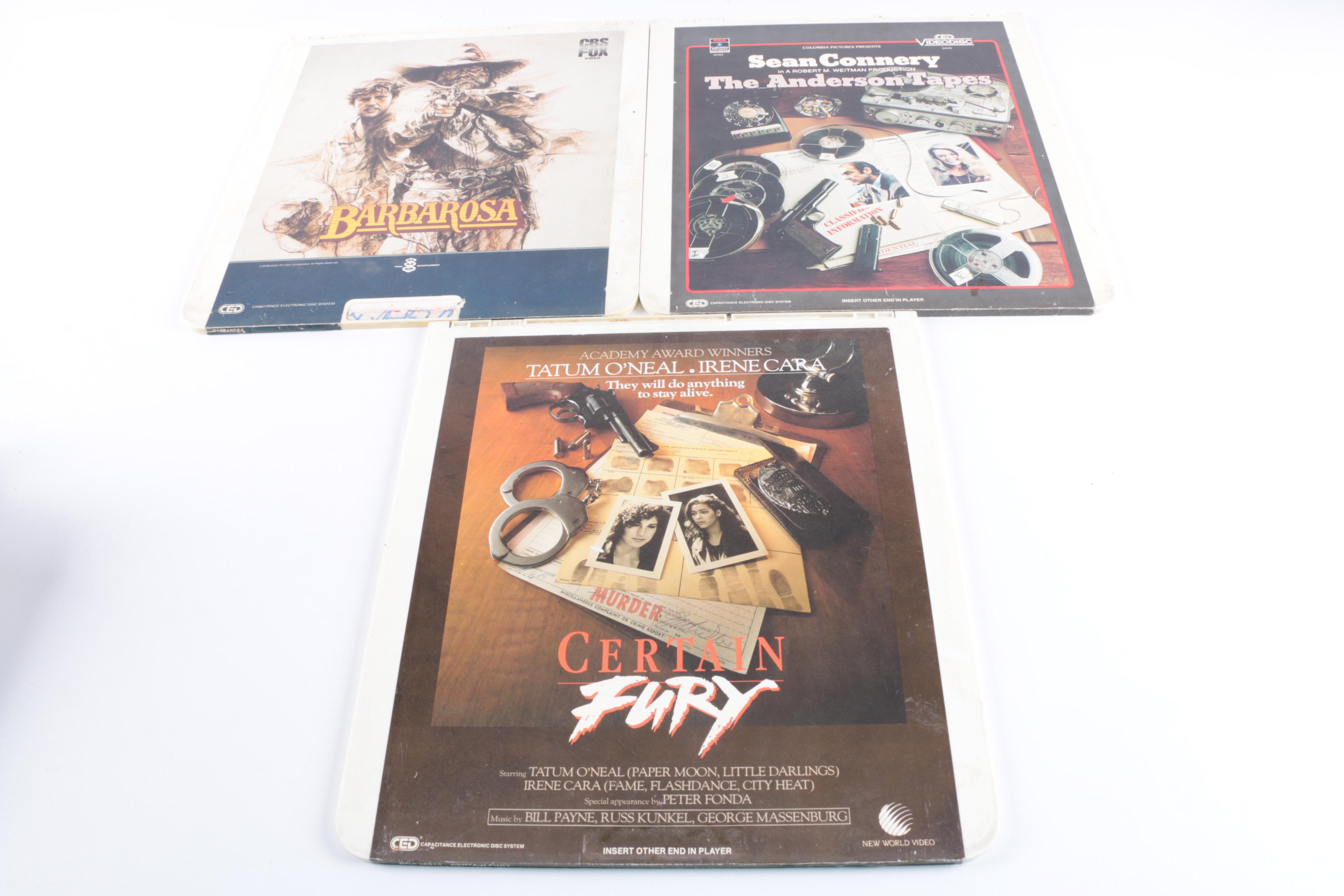 Vintage LaserDiscs Including "Network," "First Blood," Fairy Tales and Cartoons