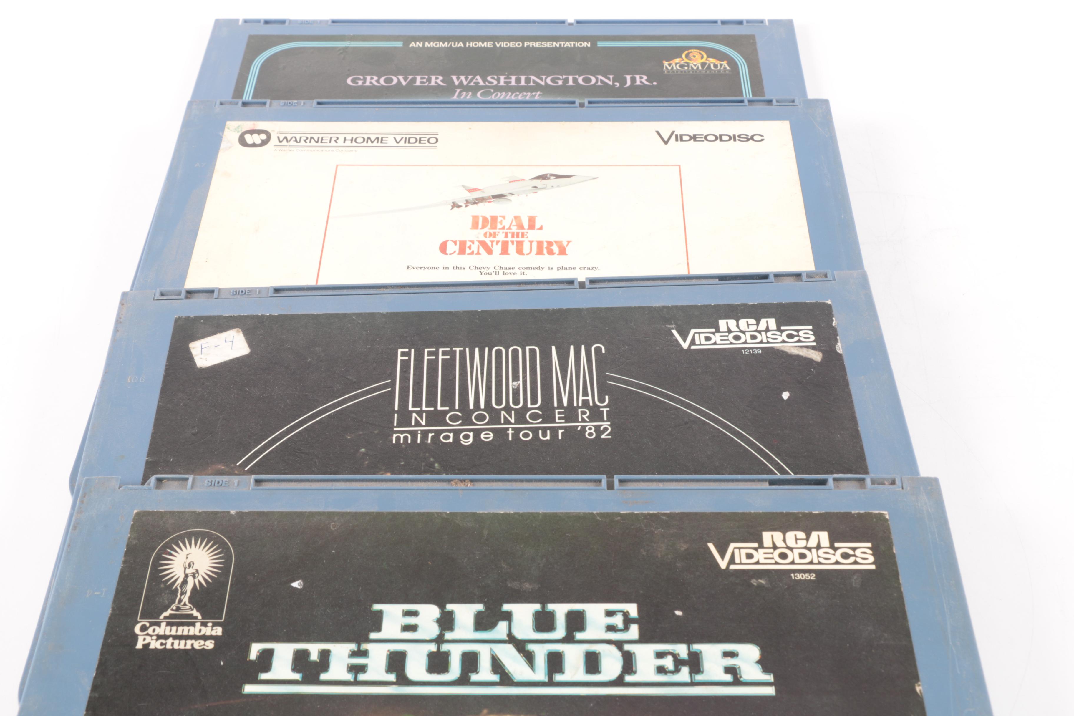 Vintage LaserDiscs Including "Network," "First Blood," Fairy Tales and Cartoons