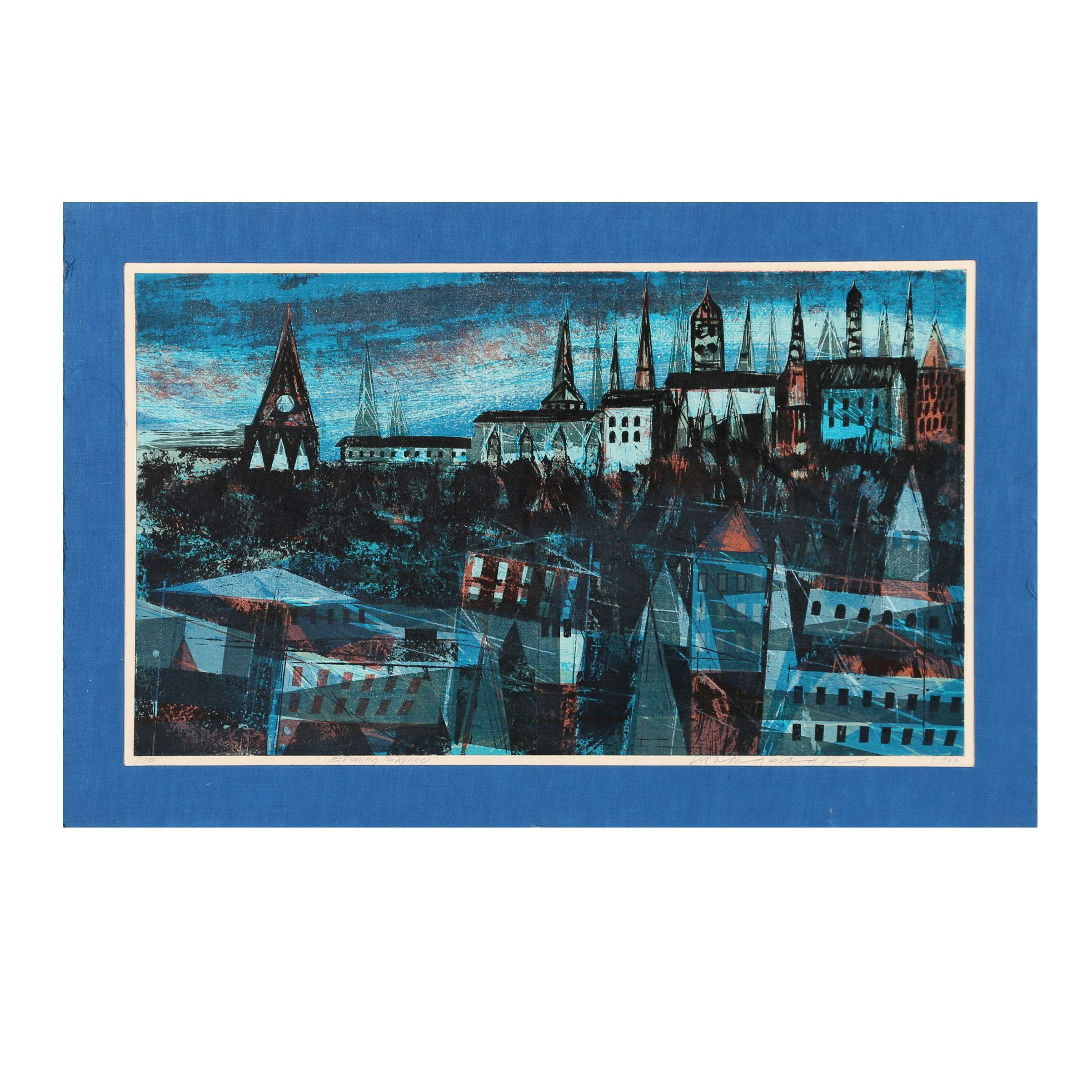 Limited Edition Serigraph "Evening Skyline"