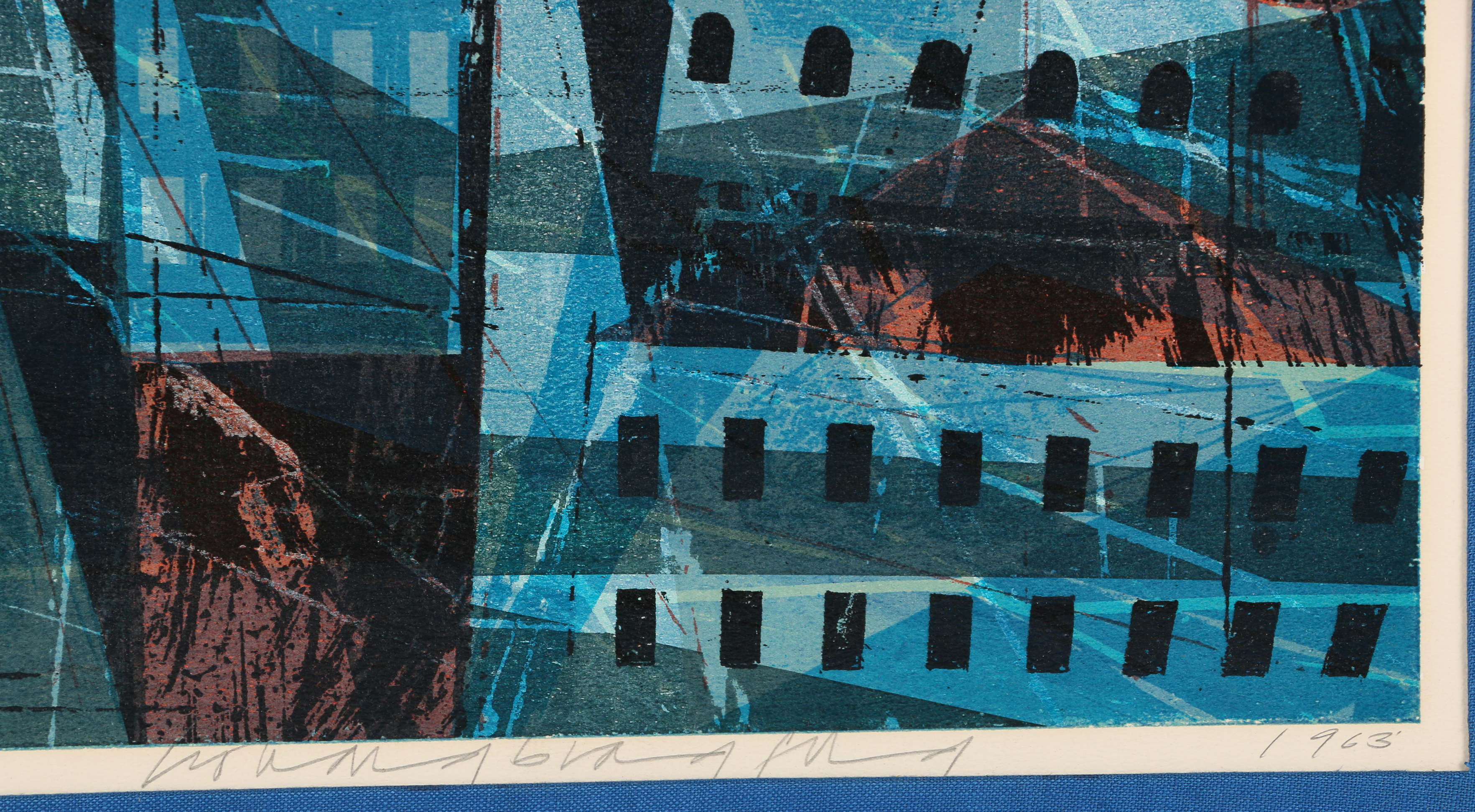 Limited Edition Serigraph "Evening Skyline"