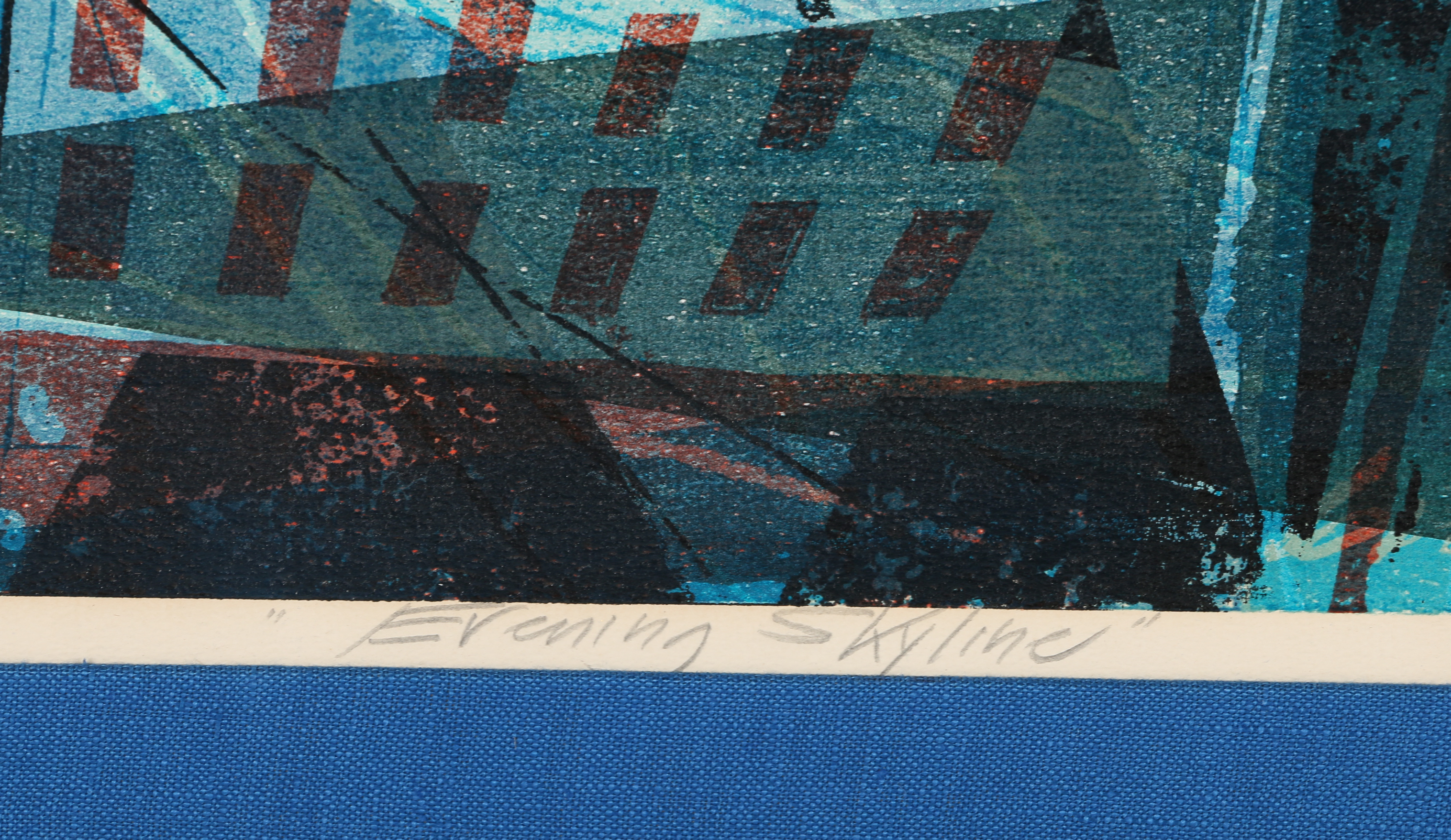 Limited Edition Serigraph "Evening Skyline"