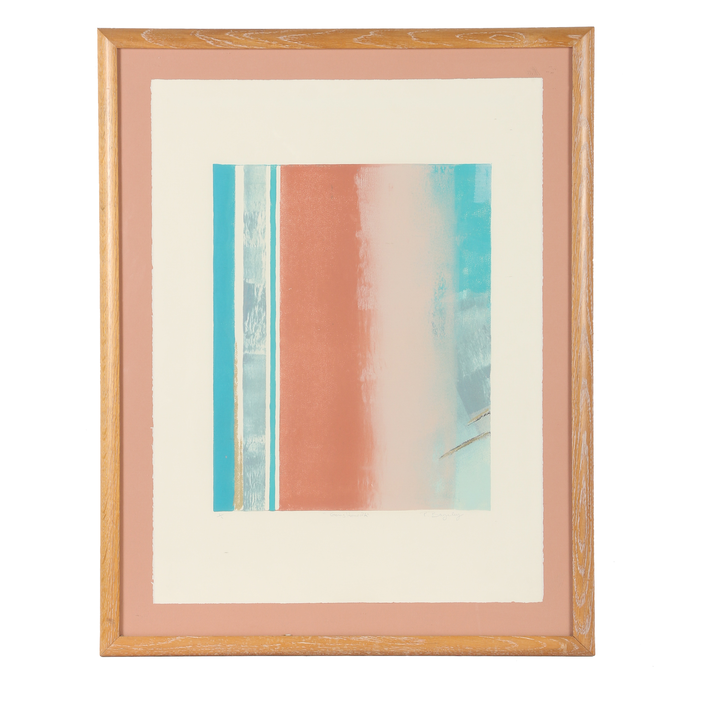 R. Bageley Monoprint "Going Home 2A"